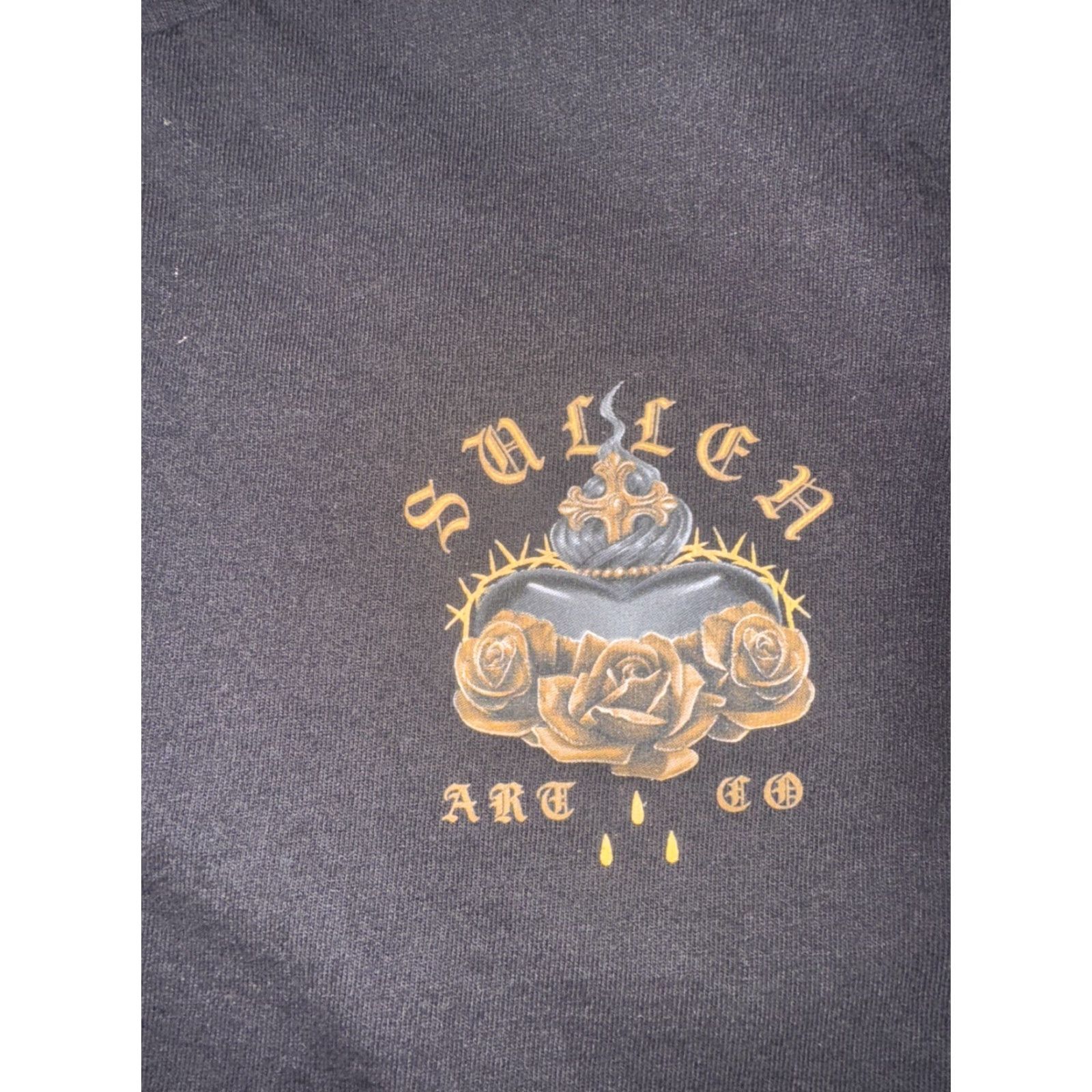 Vintage Sullen Art Collectives T-Shirt Black XL Men Roses And Skull Y2K Size US XL / EU 56 / 4 - 7 Thumbnail