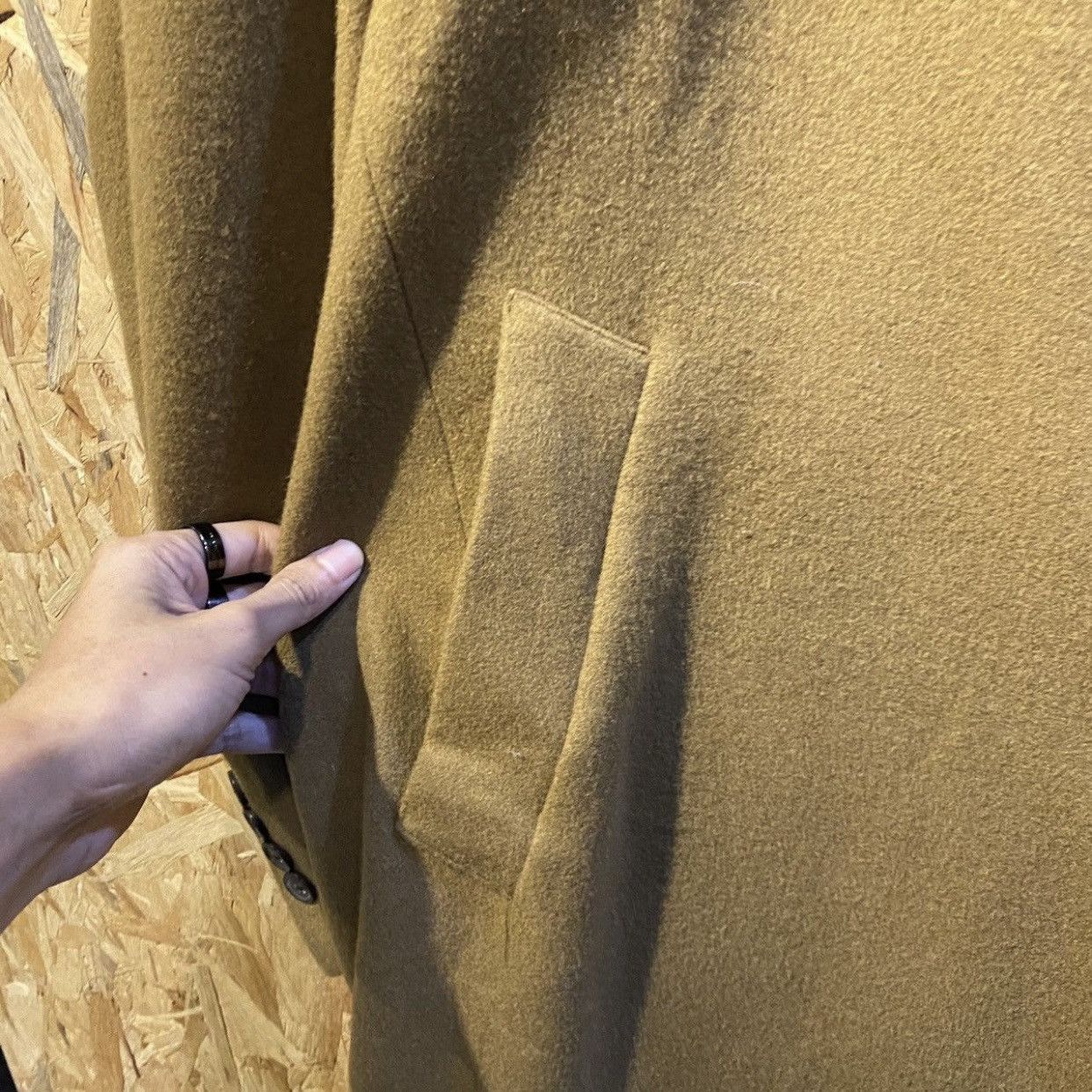 Jos. A. Bank Jos. A. Bank Wool Long Trench Coat Blazers Size 46R - 6 Thumbnail