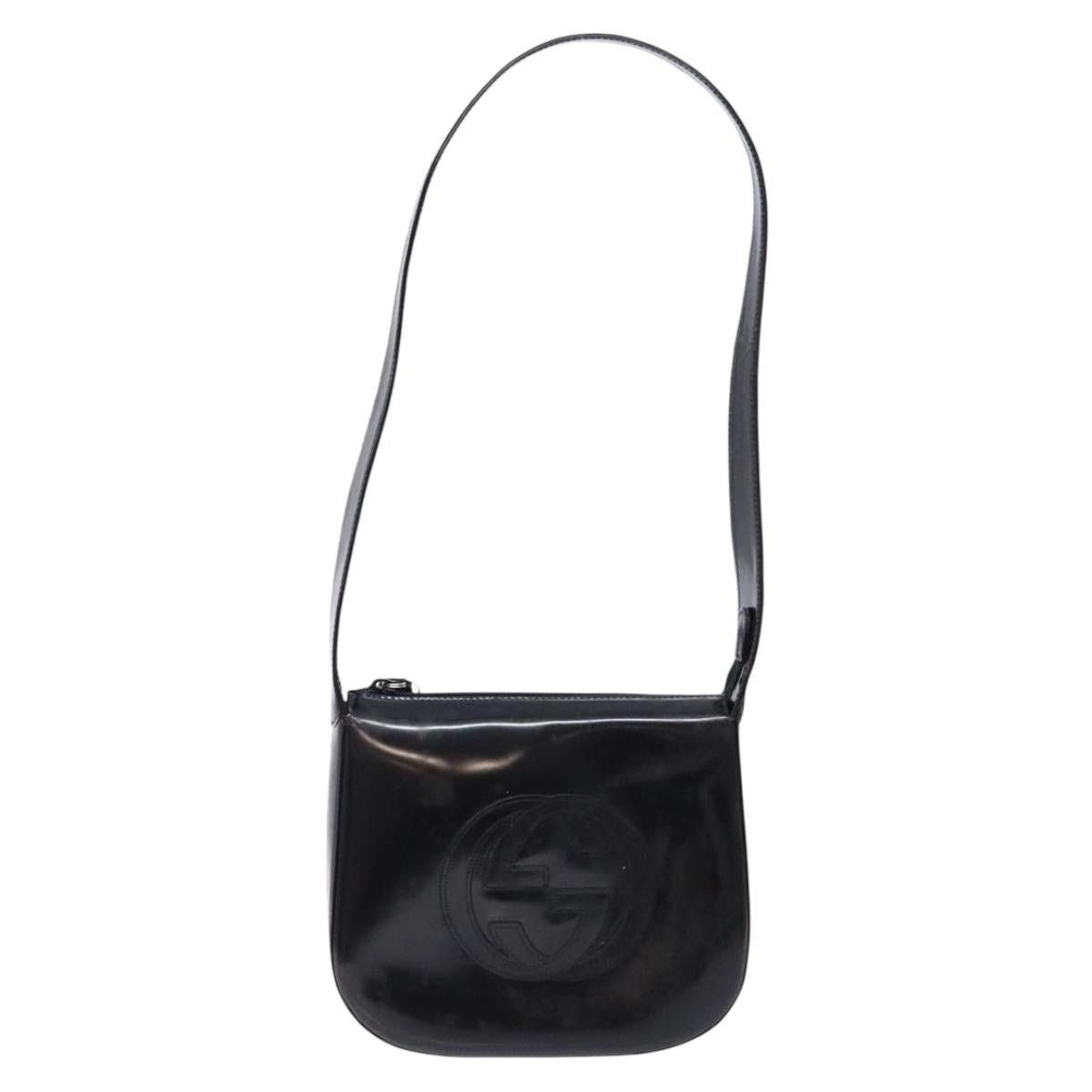 Gucci GUCCI Shoulder Bag Patent Leather Black Silver 007 2046 007 Size ONE SIZE - 2 Thumbnail