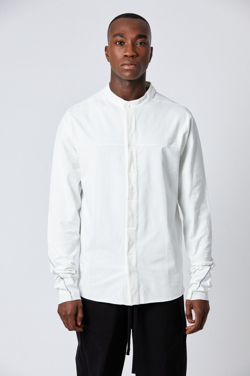 Thom Krom Thom Krom White long sleeve button up shirt // XL Size US XL / EU 56 / 4 - 3 Thumbnail