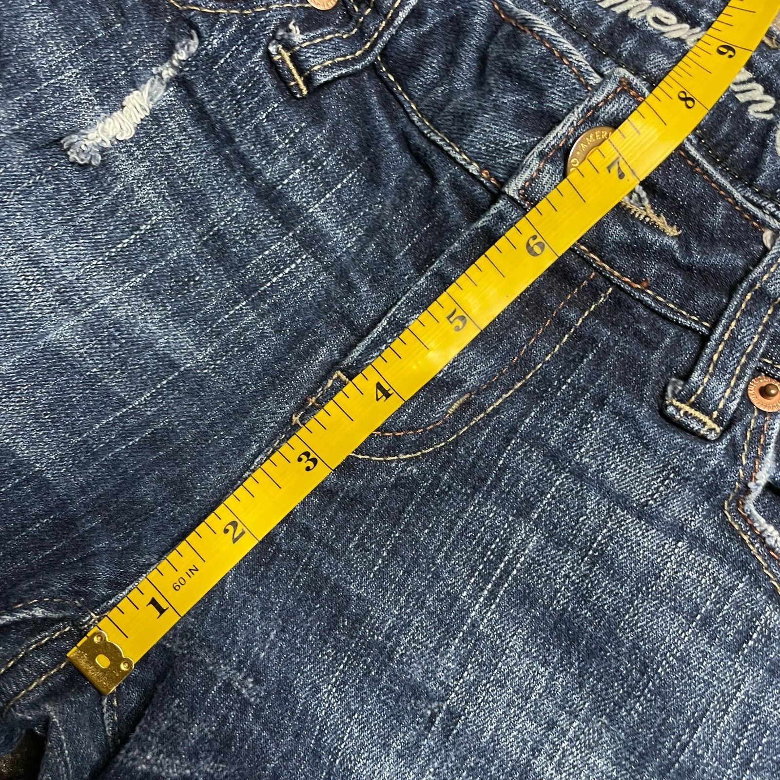 American Eagle Outfitters American Eagle Skinny 77 Jeans Size 27" / US 4 / IT 40 - 8 Thumbnail