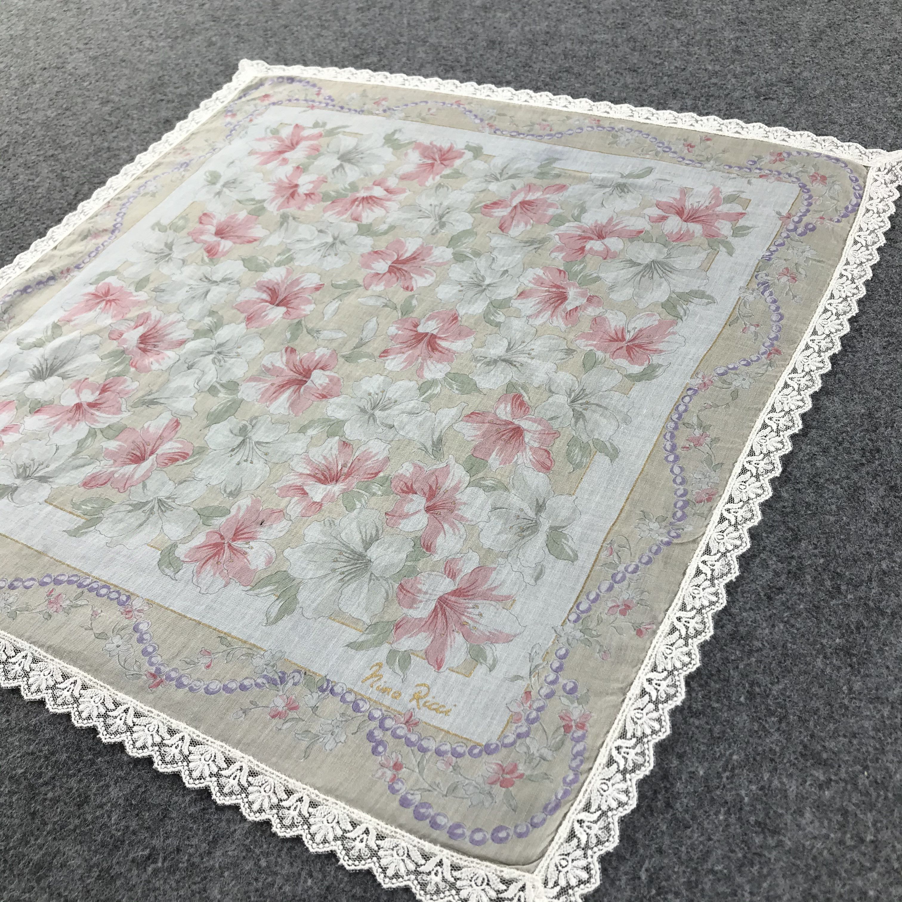 Nina Ricci Nina Ricci Handkerchief Neckerchief Bandana H187 Size ONE SIZE - 5 Thumbnail