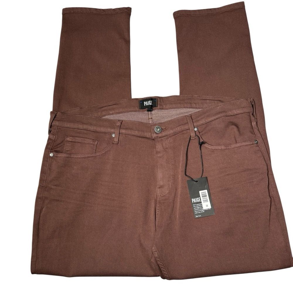 Paige NWT New PAIGE Federal Slim Straight Jeans in Terracotta Cla Size US 40 / EU 56 - 3 Thumbnail