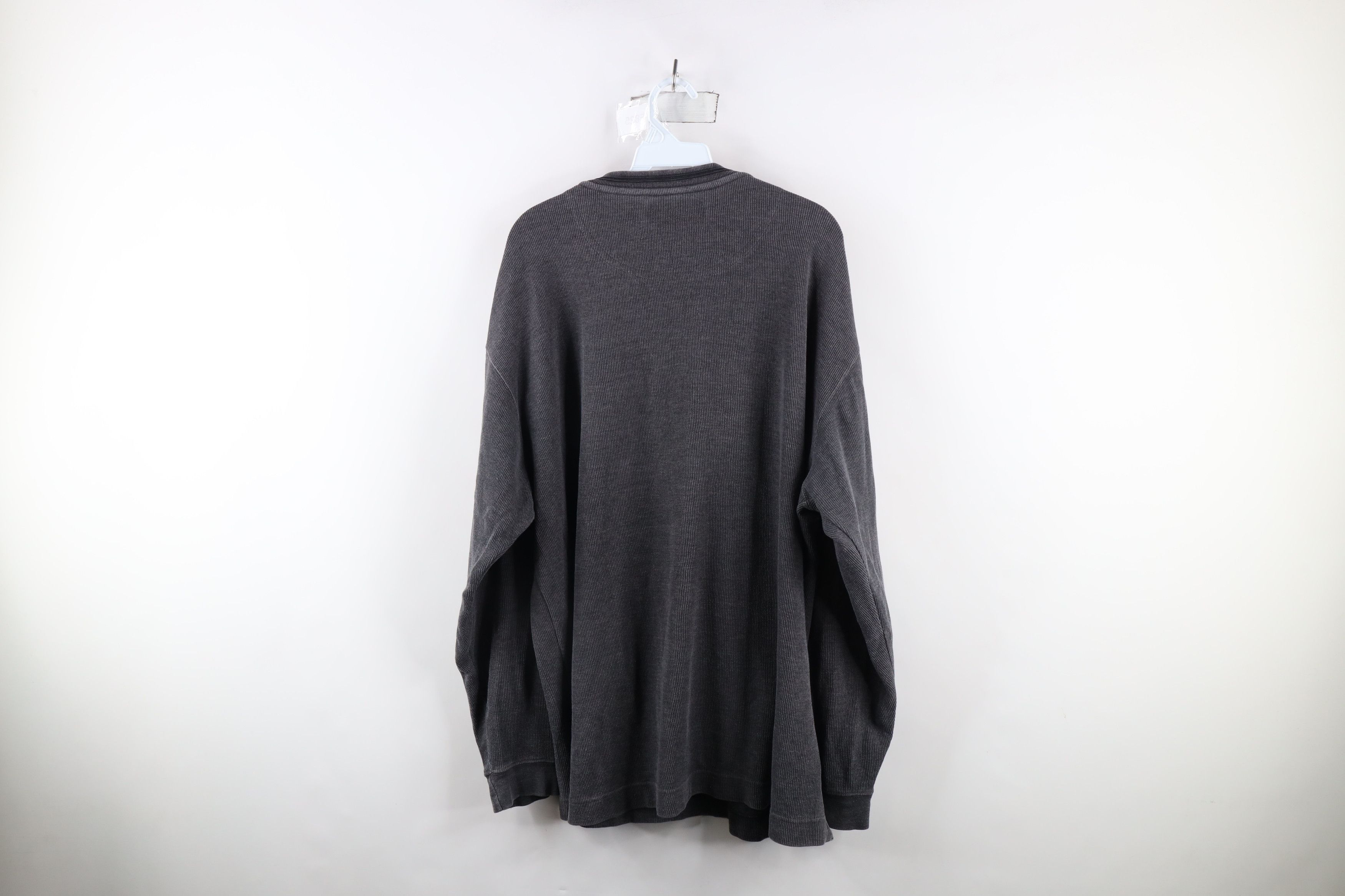 Vintage Vintage 90s Streetwear Ribbed Knit Long Sleeve T-Shirt Size US XL / EU 56 / 4 - 7 Thumbnail