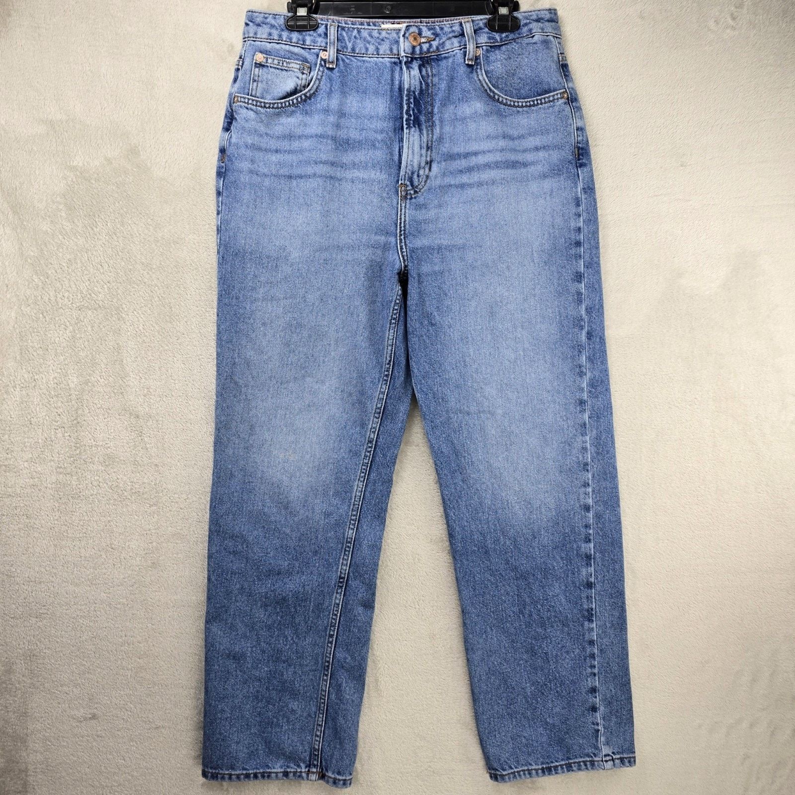 Free People Free People We The Free Pacifica Slim Straight Leg Jeans 32 Size 32" / US 10 / IT 46 - 1 Thumbnail