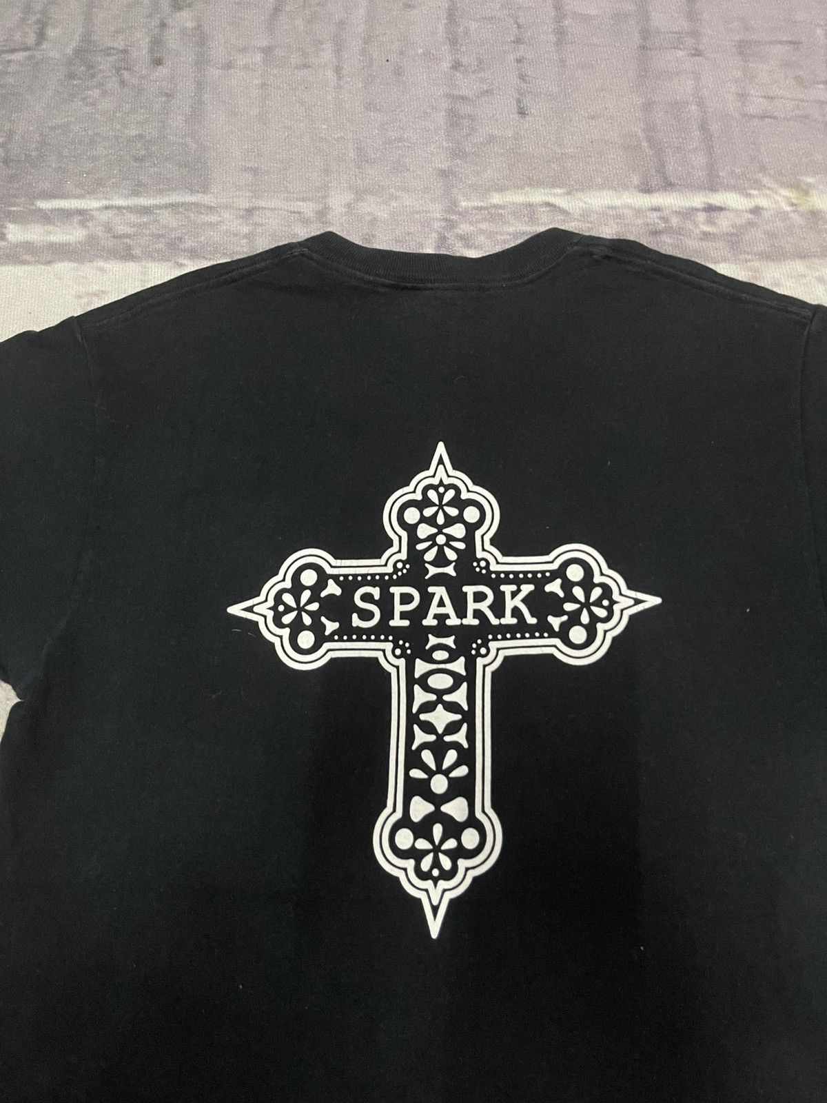 Vintage 90s SPARK USA BIG LOGO CROSS SPELLOUT SKATE TEES RARE Size US M / EU 48-50 / 2 - 12 Thumbnail