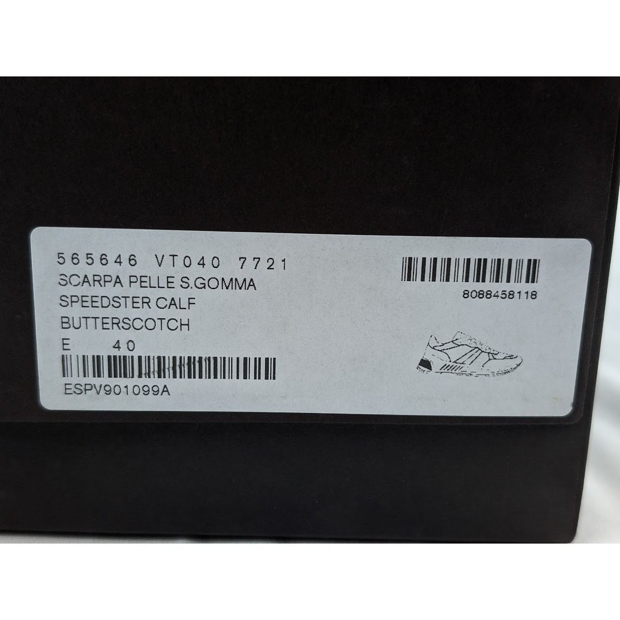 Bottega Veneta o1rshd1 Scarpa Pelle Sneakers Speedster in Butter Scotch Size US 7 / EU 40 - 25 Thumbnail