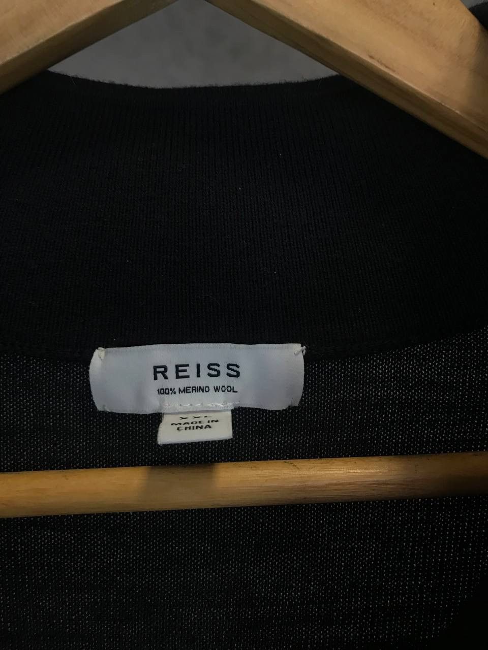 Reiss Reiss designer 1/3 zip merino wool sweater Size US XXL / EU 58 / 5 - 3 Thumbnail