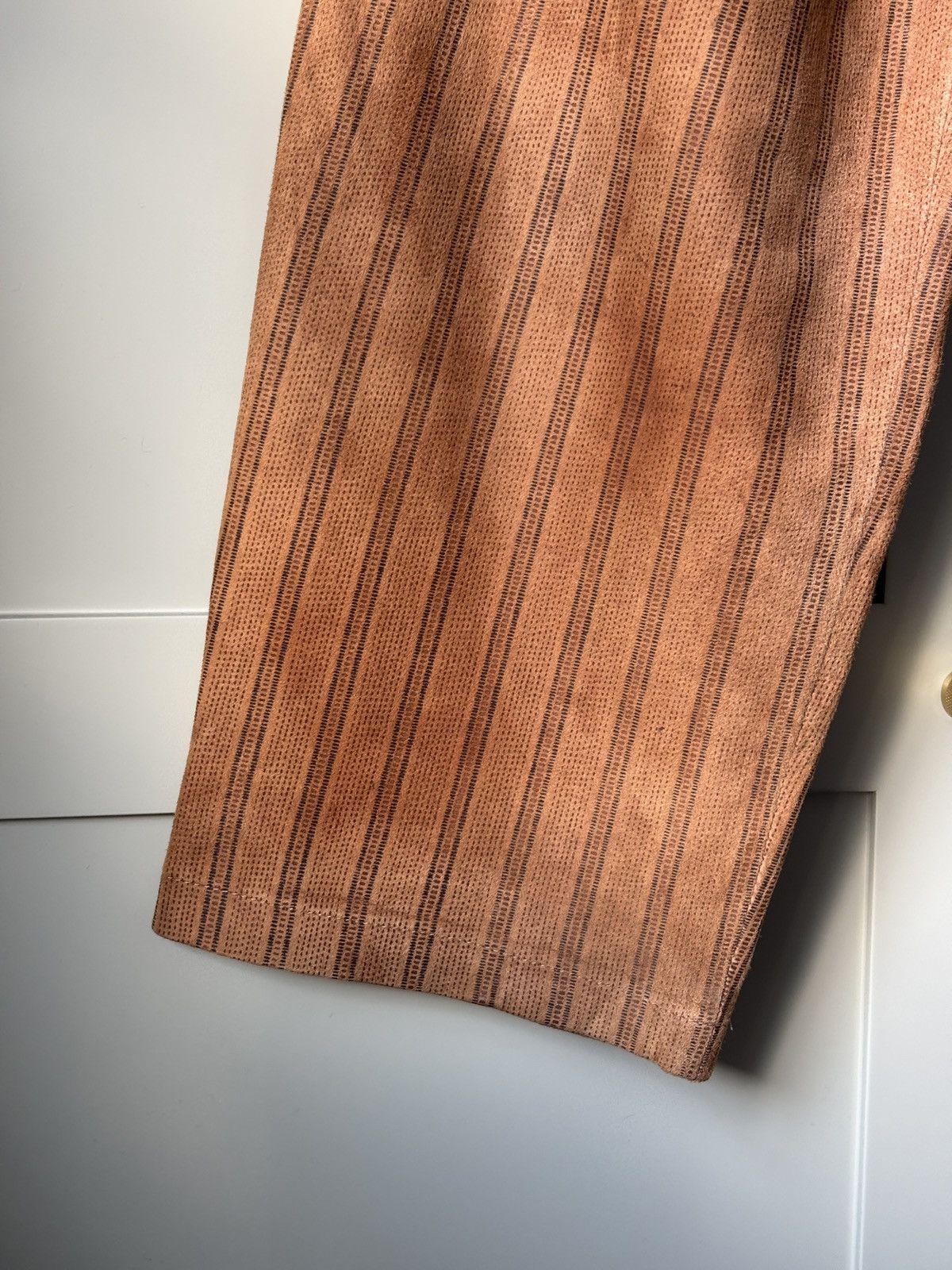 Jean Paul Gaultier Men’s Jean Paul Gaultier suede trousers Size US 29 - 3 Thumbnail