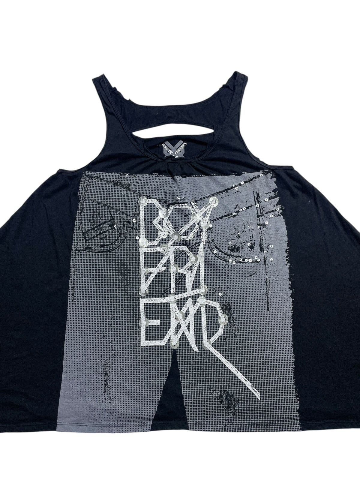 Marithe + Francois Girbaud Marithé+François Girbaud -Batwings deconstructed denim print Size US S / EU 44-46 / 1 - 4 Thumbnail