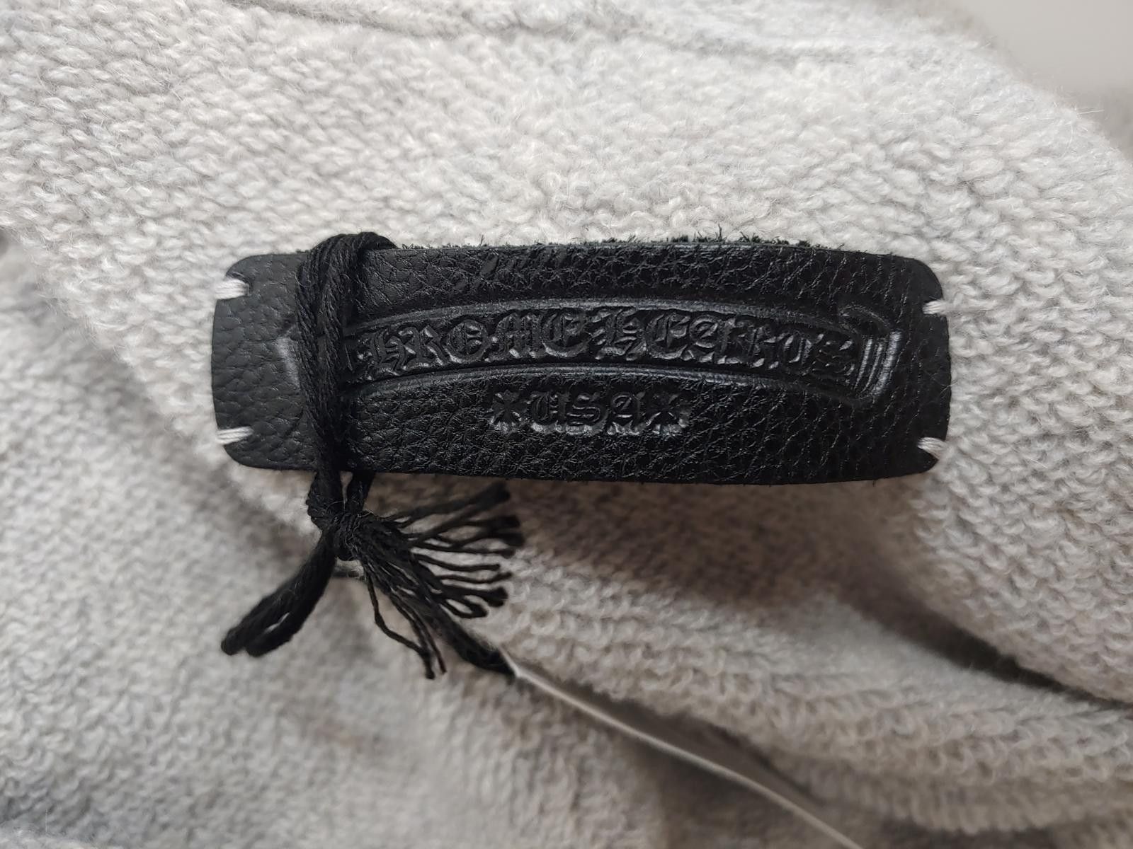 Chrome Hearts Chrome Hearts Life Sentence Cashmere Zip Up in Grey Size ONE SIZE - 4 Thumbnail