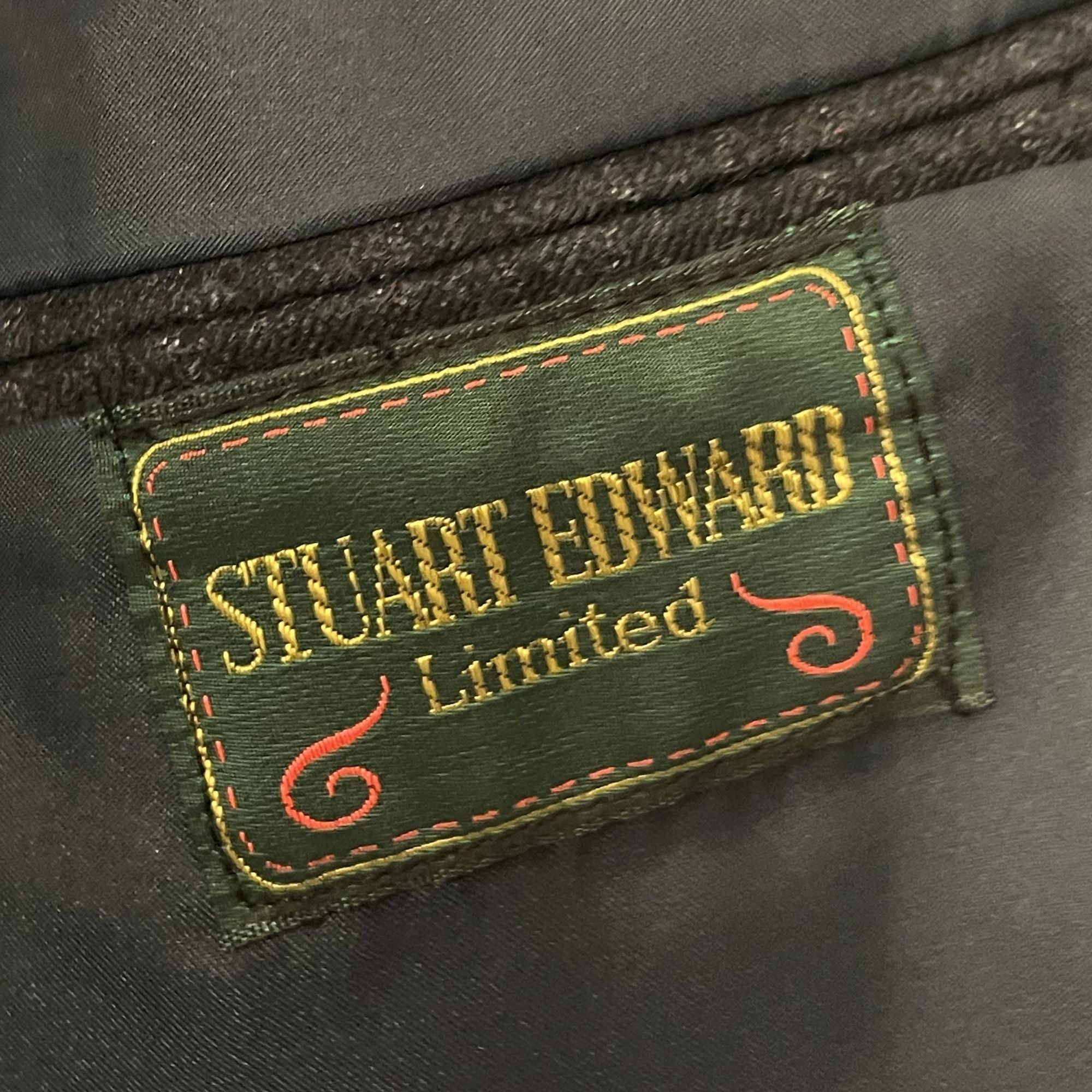 Other Vtg Stuart Edward Charcoal Black Sport Coat MOD Jacket Size 40L - 9 Thumbnail