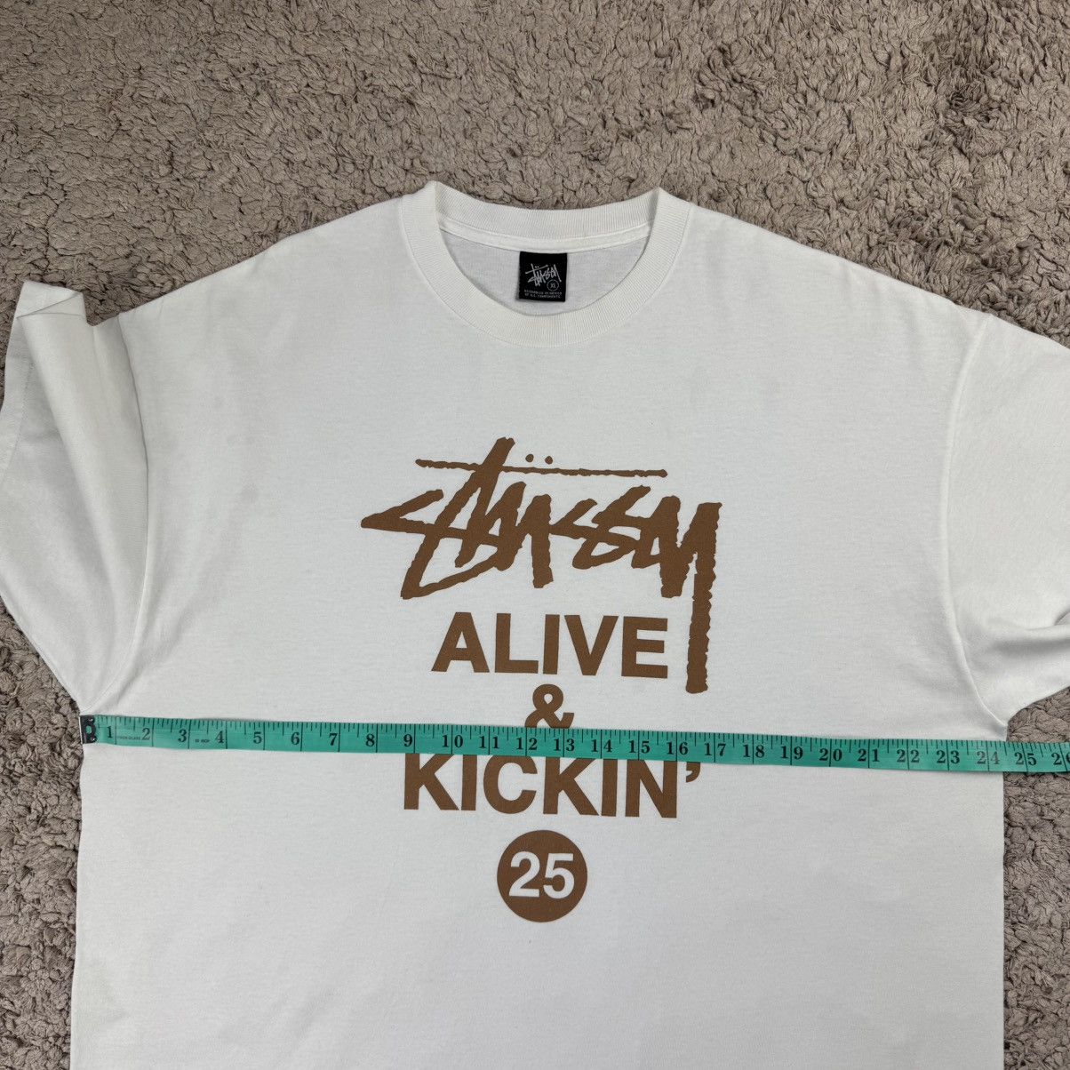 Stussy Vintage Stussy Alive & Kickin’ 25 Anniversary T-shirt Size US XL / EU 56 / 4 - 14 Thumbnail