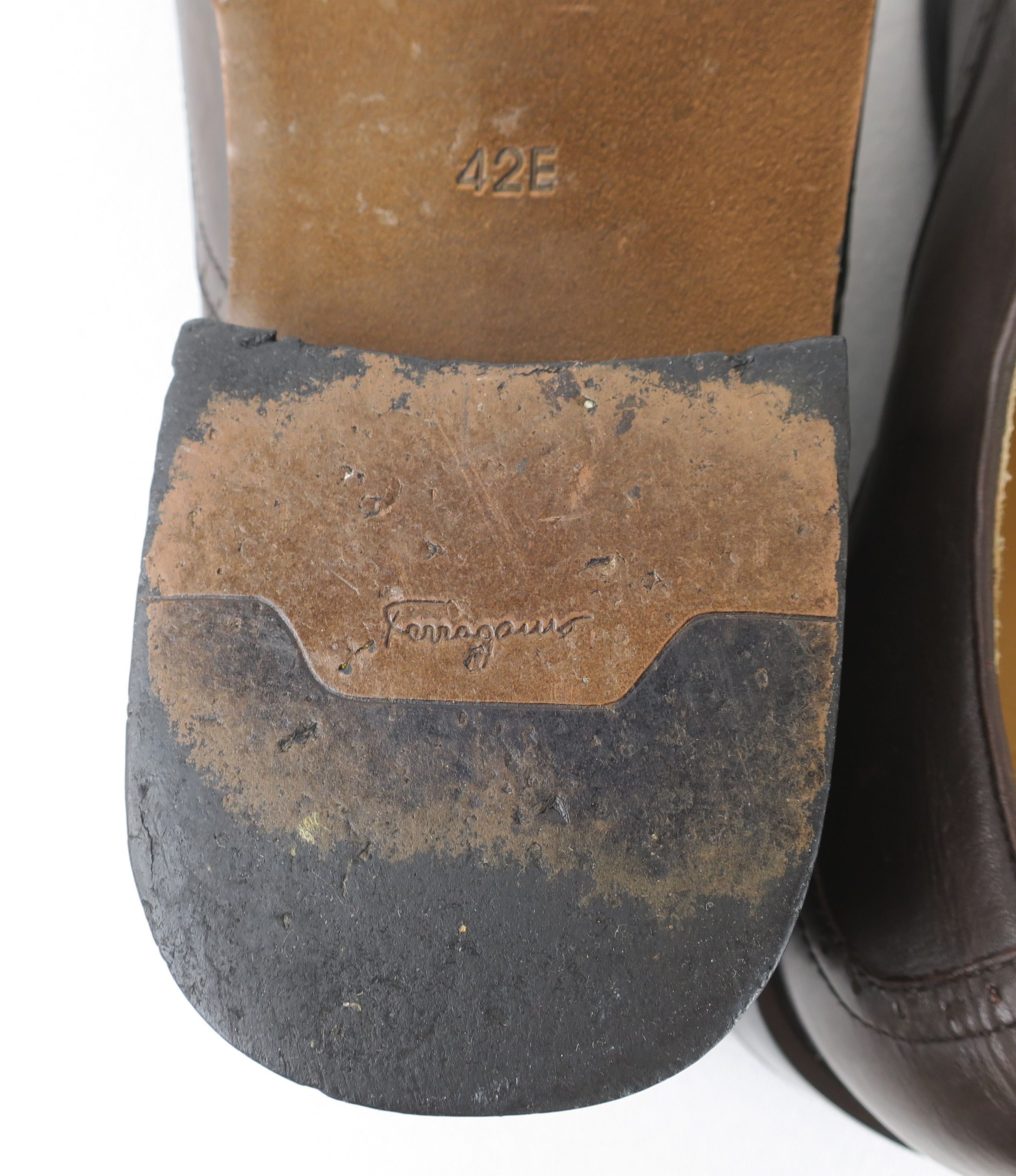 Salvatore Ferragamo Salvatore Ferragamo mens leather shoes Size US 9 / EU 42 - 9 Thumbnail