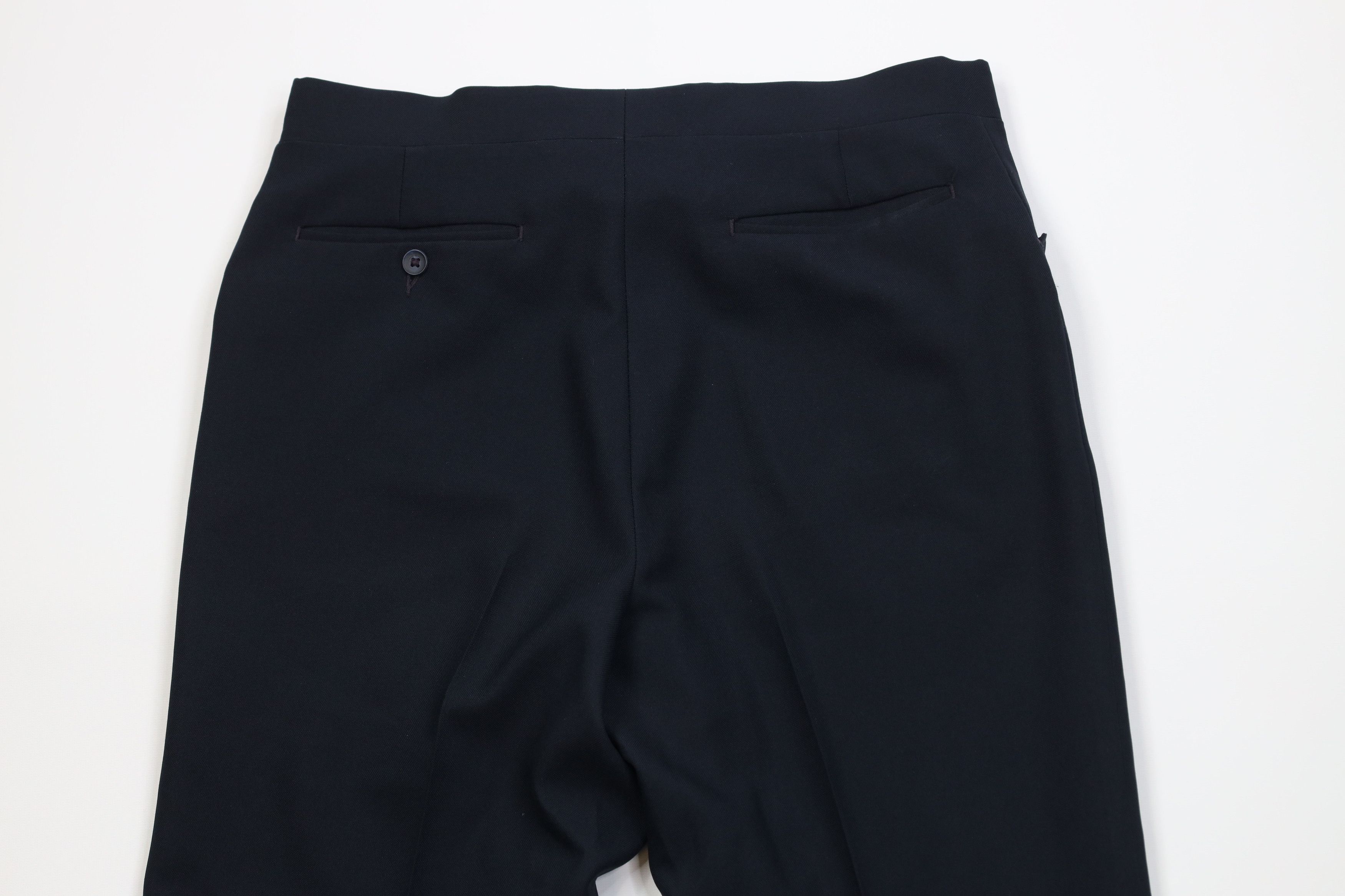 Vintage Vintage 70s Streetwear Wide Leg Chino Pants Navy Blue USA Size US 34 / EU 50 - 12 Thumbnail
