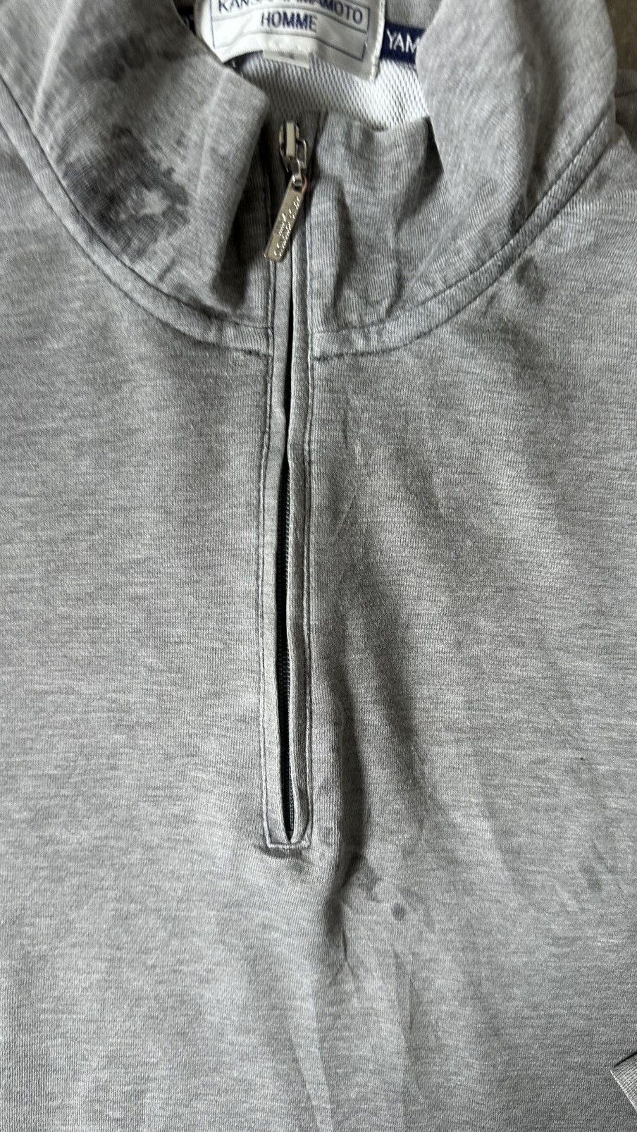 Kansai Yamamoto VINTAGE KANSAI YAMAAMOTO HOMME MIDZIPPER LS TEE Size US M / EU 48-50 / 2 - 3 Thumbnail