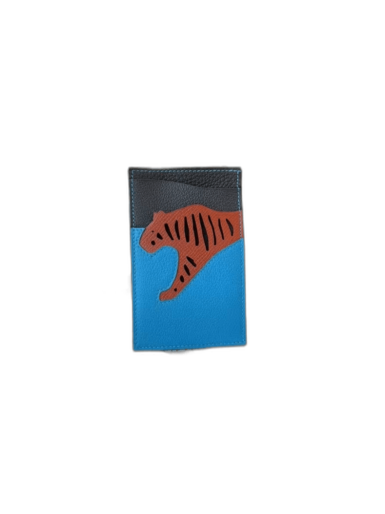 Hermes Hermes Card Holder with Tiger Design Size ONE SIZE - 1 Thumbnail