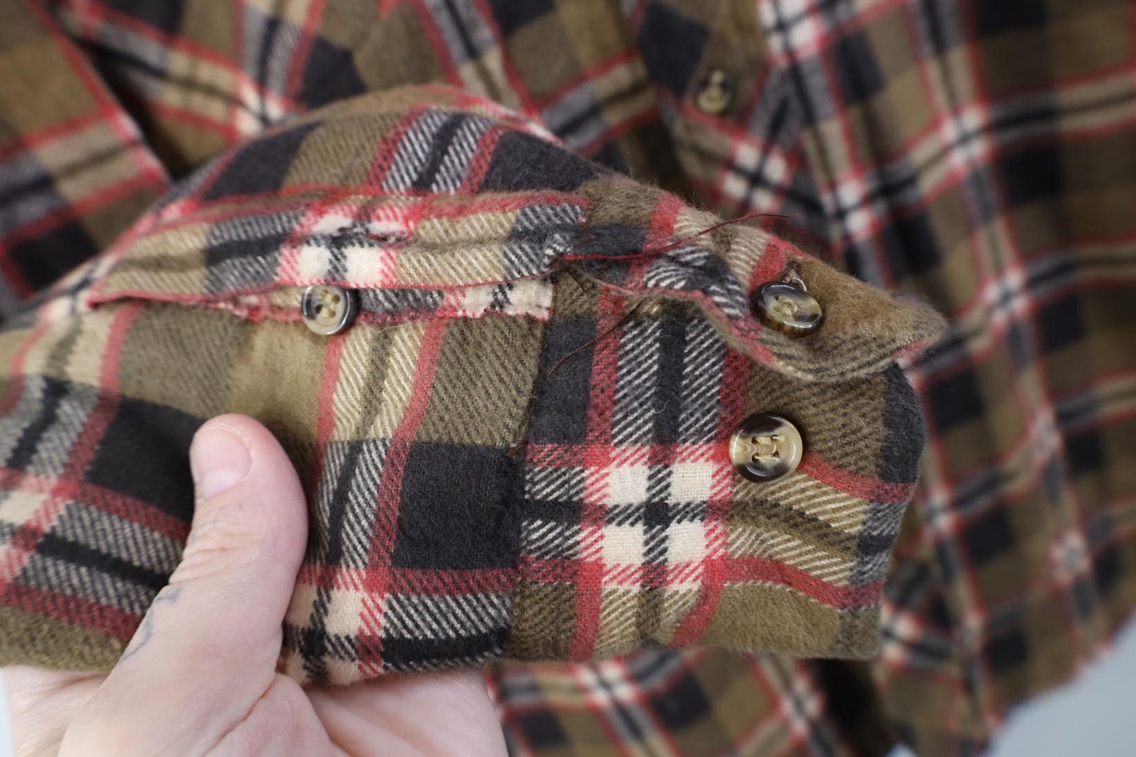 Vintage Vintage 70s Streetwear Sanforized Button Shirt Jacket Shirt Size US L / EU 52-54 / 3 - 6 Thumbnail