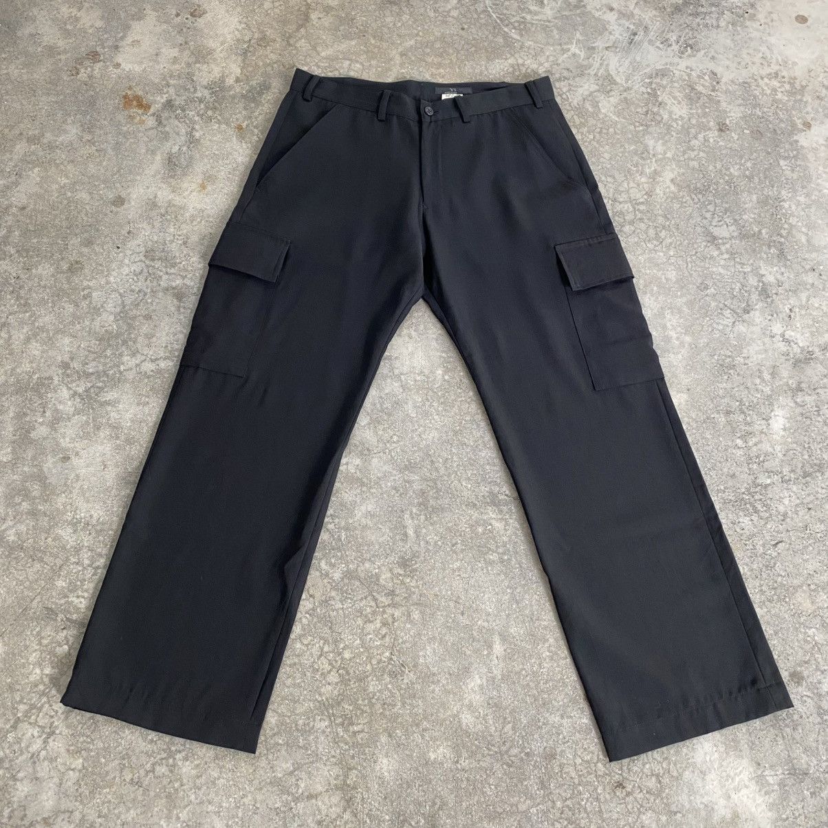 Yohji Yamamoto SS08 Runway Y’s Yohji Yamamoto Wool Gabardine Cargo Pants Size US 32 / EU 48 - 4 Thumbnail