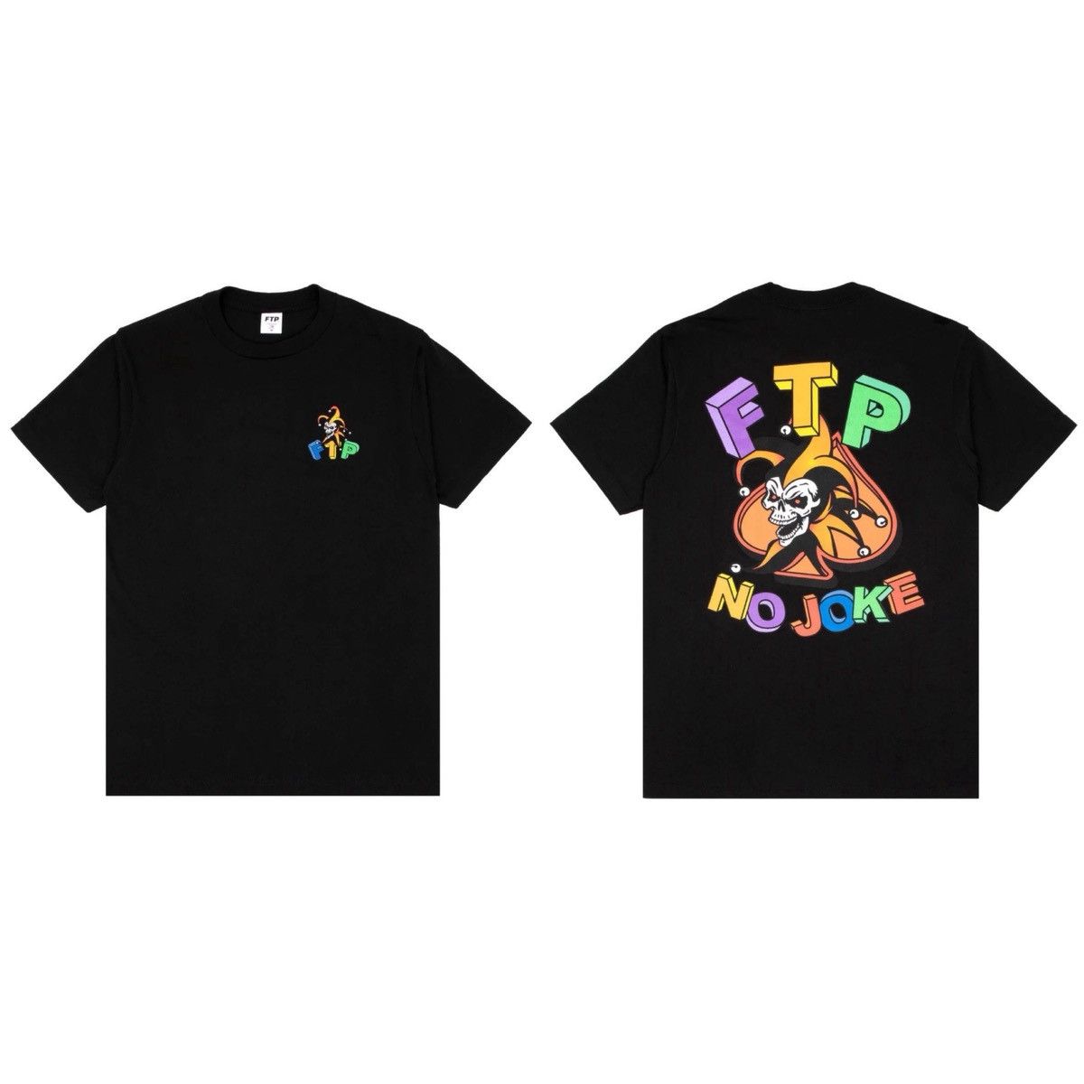 Fuck The Population Ss25 FTP Fuck The Population No Joke Tee(Black/S) Size US S / EU 44-46 / 1 - 8 Thumbnail