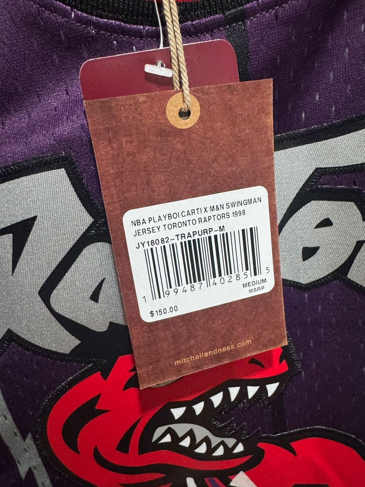Playboi Carti Playboi Carti x Mitchell & Ness YVL Raptors Jersey Purple Size US M / EU 48-50 / 2 - 13 Thumbnail