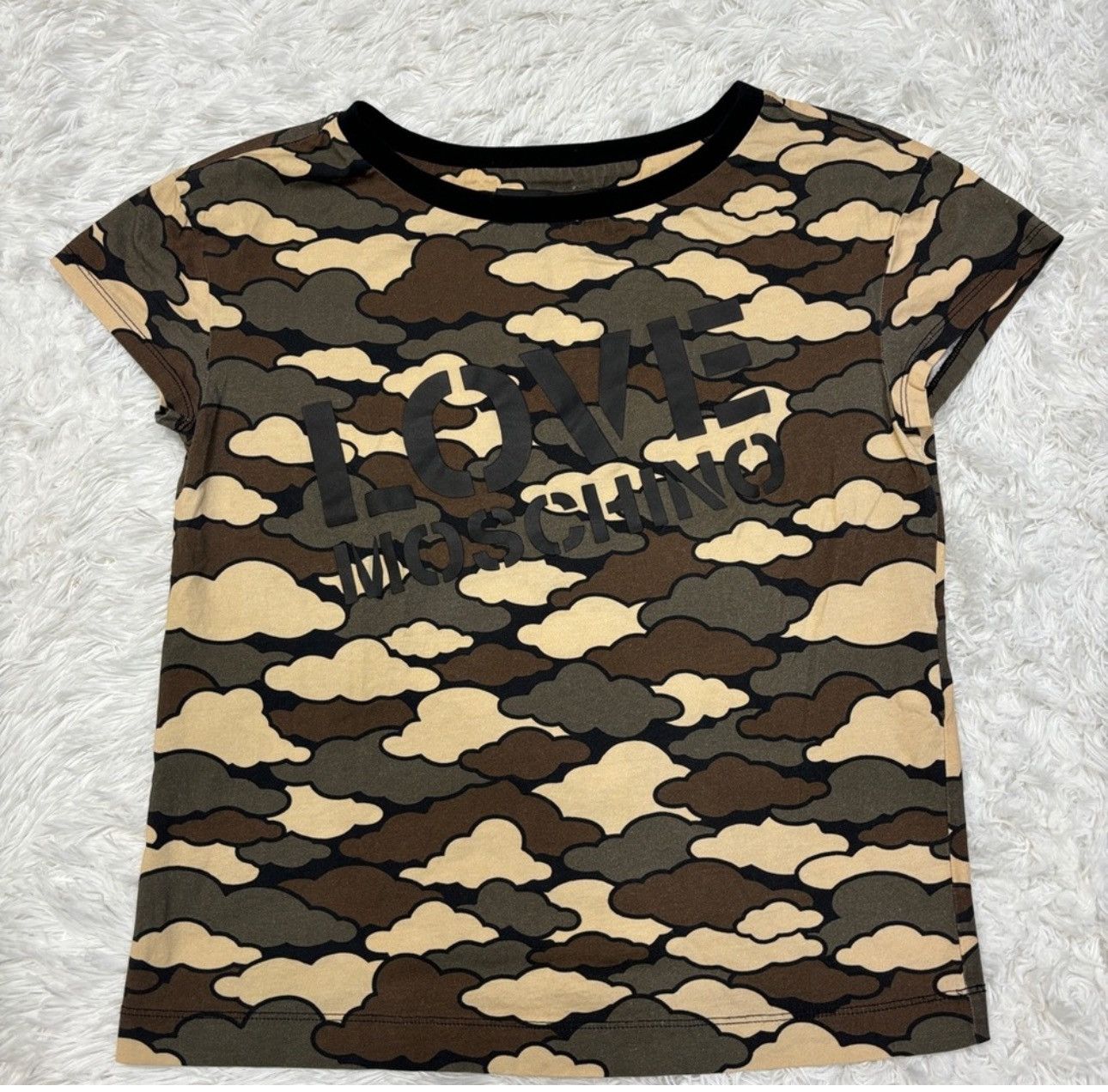 Moschino Love Moschino Camo T-Shirt Size M / US 6-8 / IT 42-44 - 1 Thumbnail