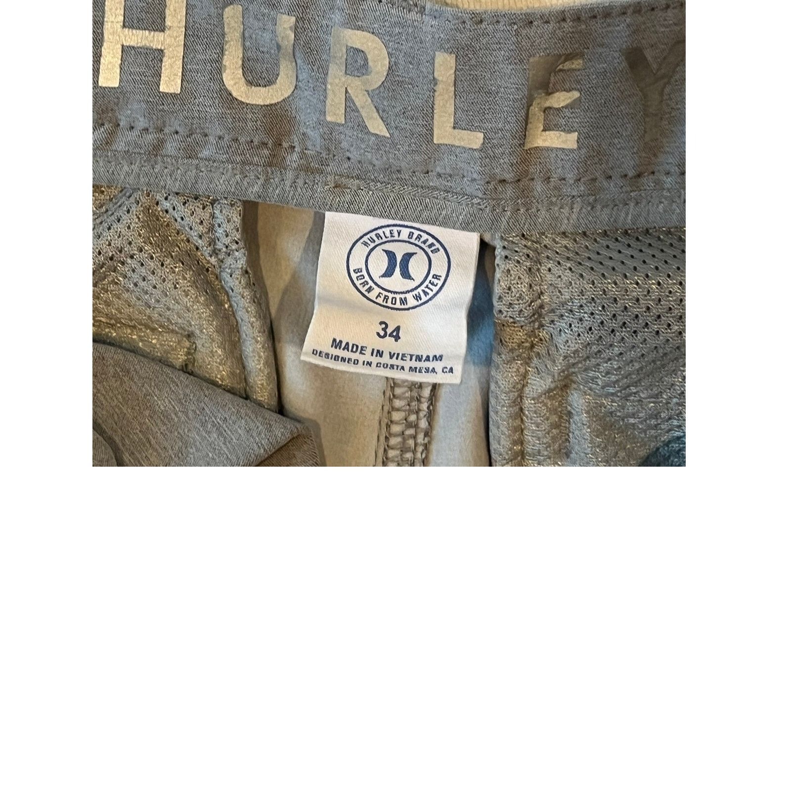 Hurley Hurley Flat Front Chino Shorts Mens 34x9.5 Size US 34 / EU 50 - 3 Thumbnail