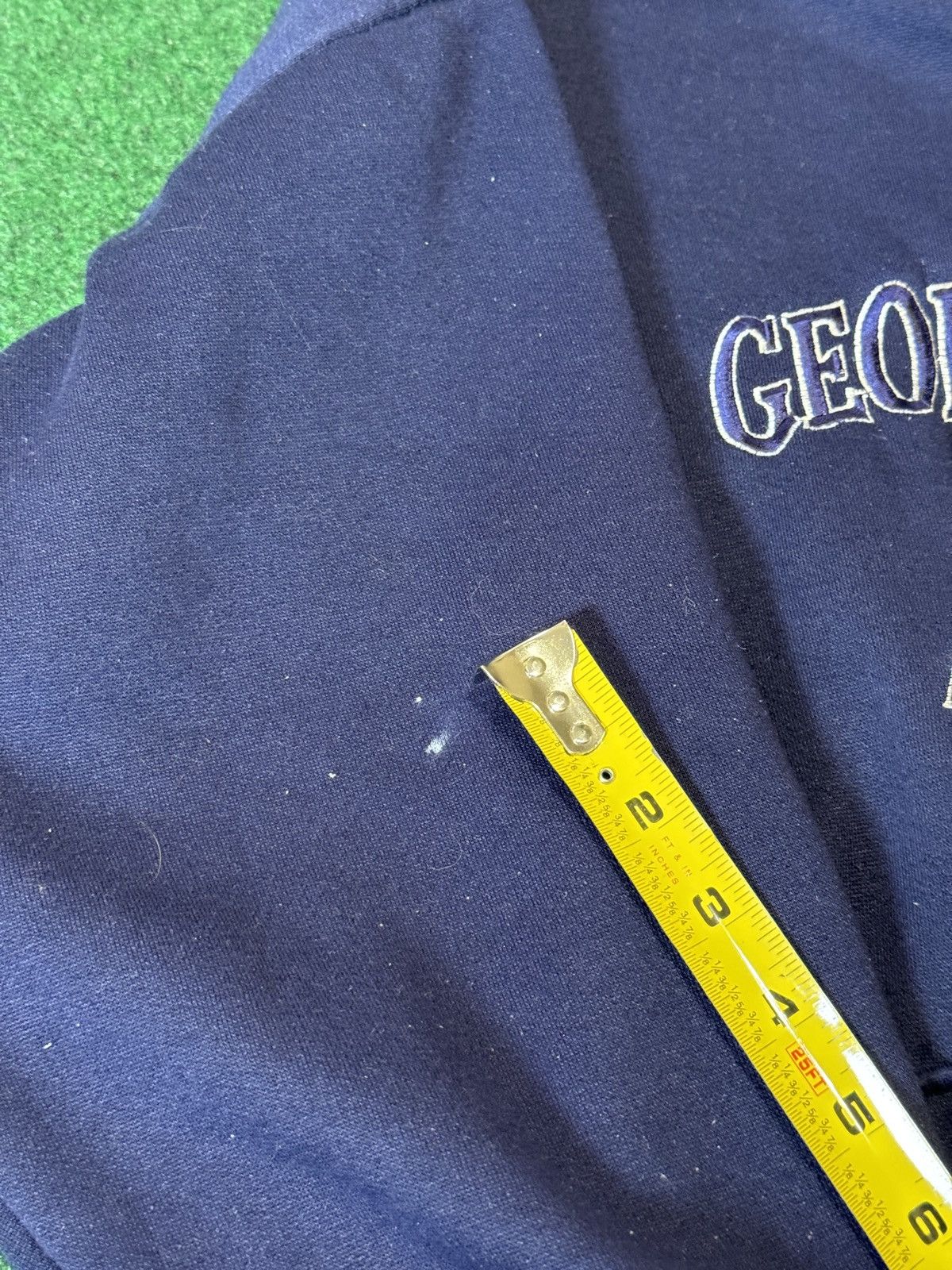Vintage Vintage 80s 90s Georgetown Athletic Dept Collegiate Hoodie Size US L / EU 52-54 / 3 - 7 Thumbnail