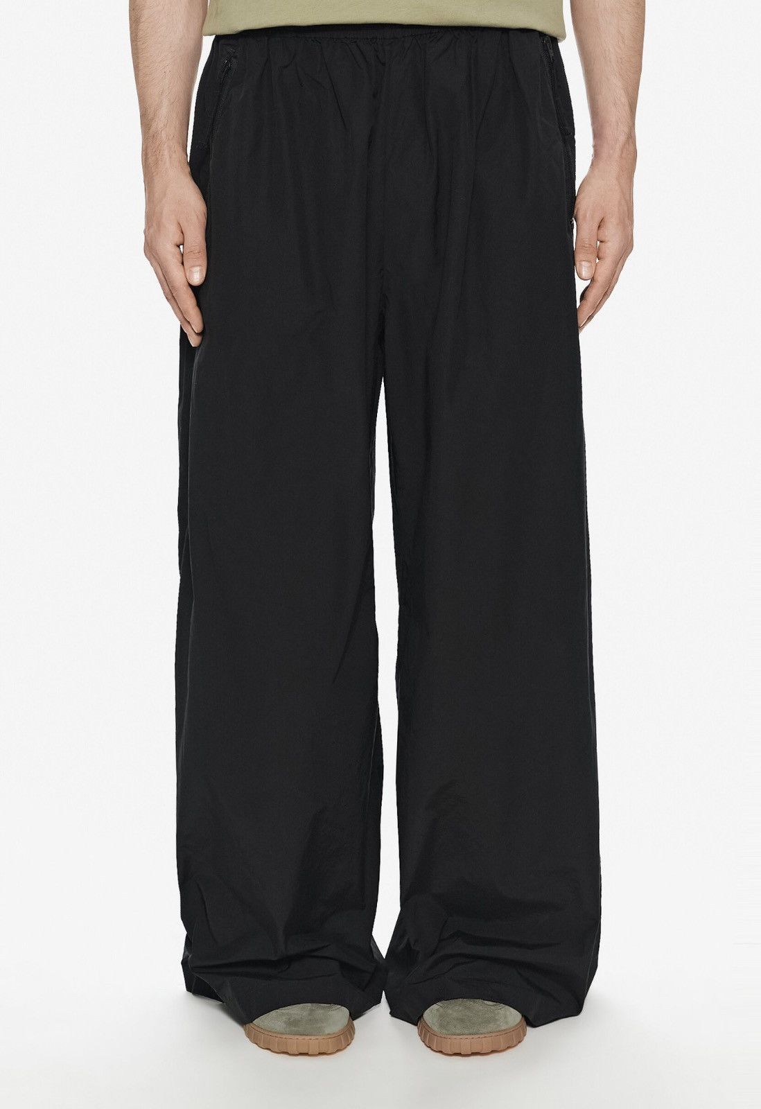 Acne Studios Acne Studios Wide-Leg Cotton & Nylon Pants Size US 34 / EU 50 - 1 Thumbnail
