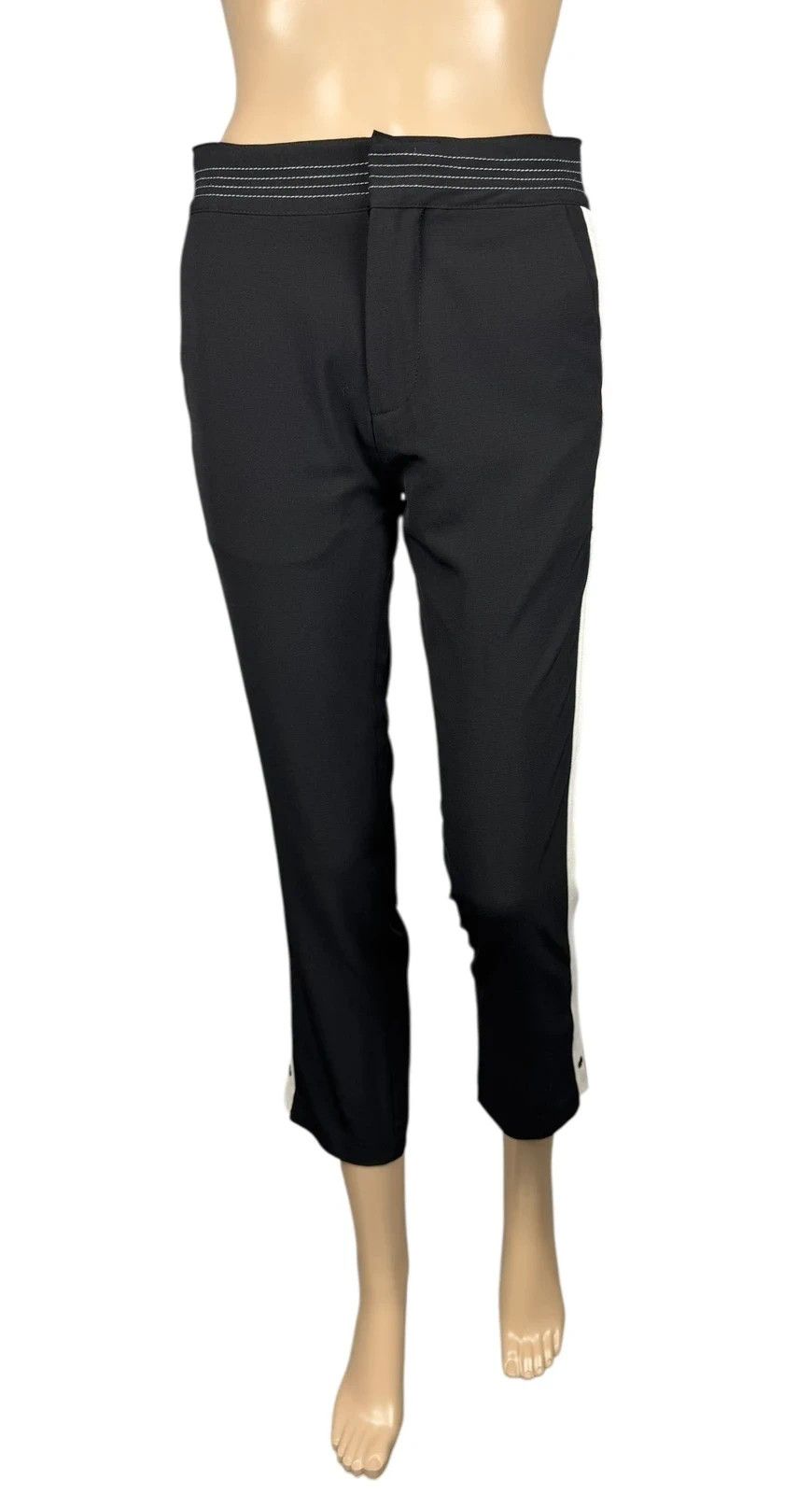 Chloe Chloe Crop Skinny Pants Viscose Acetate size 36 Size 26" / US 2 / IT 38 - 2 Thumbnail