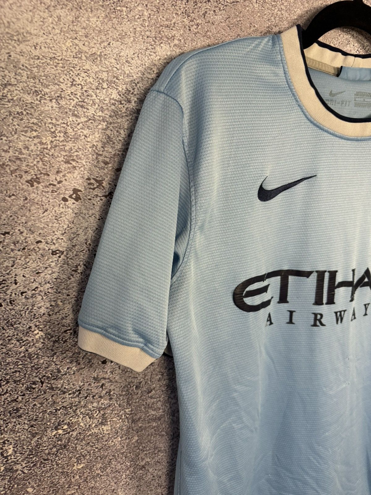 Nike × Vintage KUN AGUERO Vintage Manchester City 2013/14 Nike Jersey Size US S / EU 44-46 / 1 - 6 Thumbnail