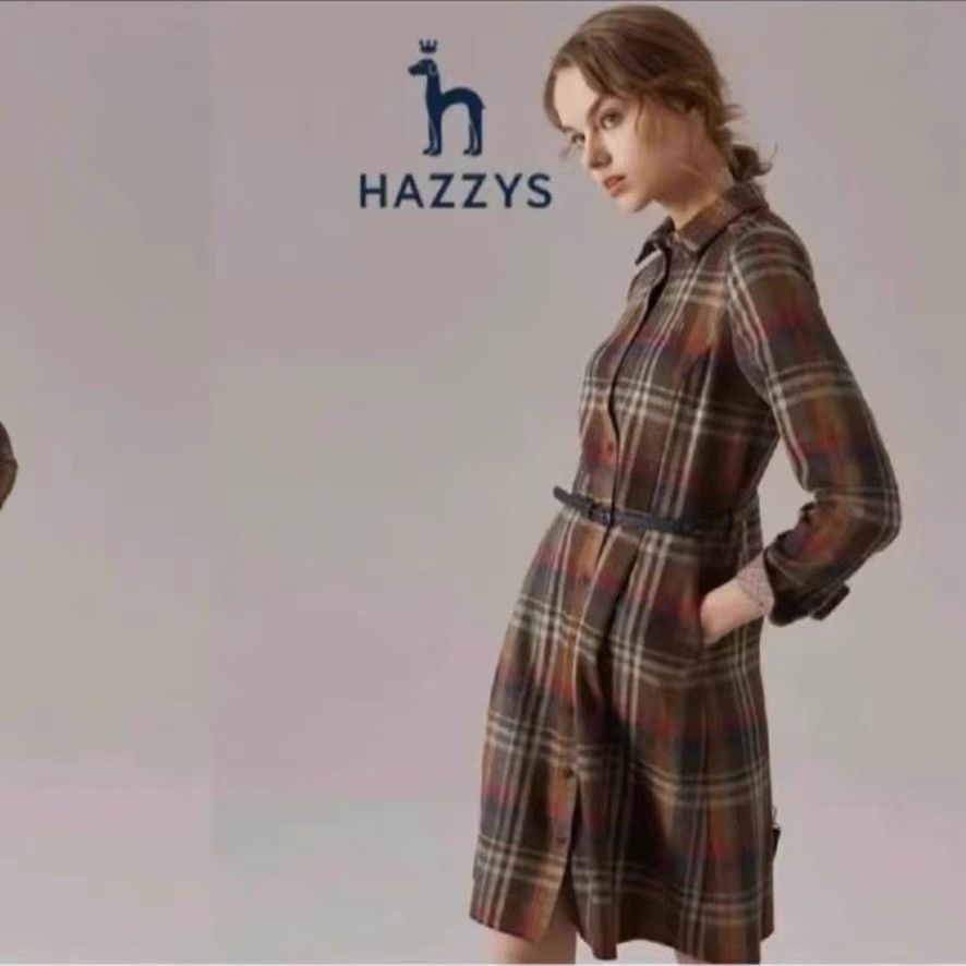 HAZZYS Hazzys Plaid Wool Dress K31 Size M / US 6-8 / IT 42-44 - 4 Thumbnail