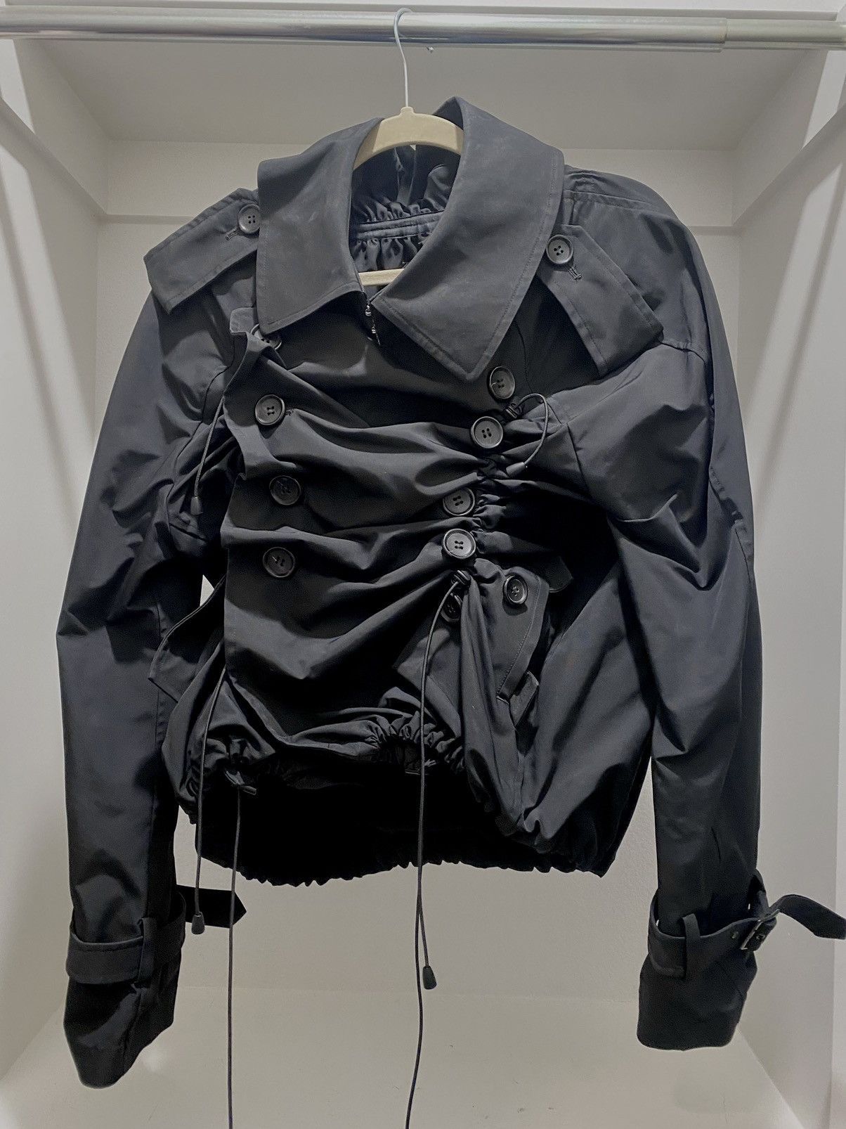 Comme des Garcons × Junya Watanabe Junya Watanabe Button down cinched jacket Size S / US 4 / IT 40 - 1 Thumbnail