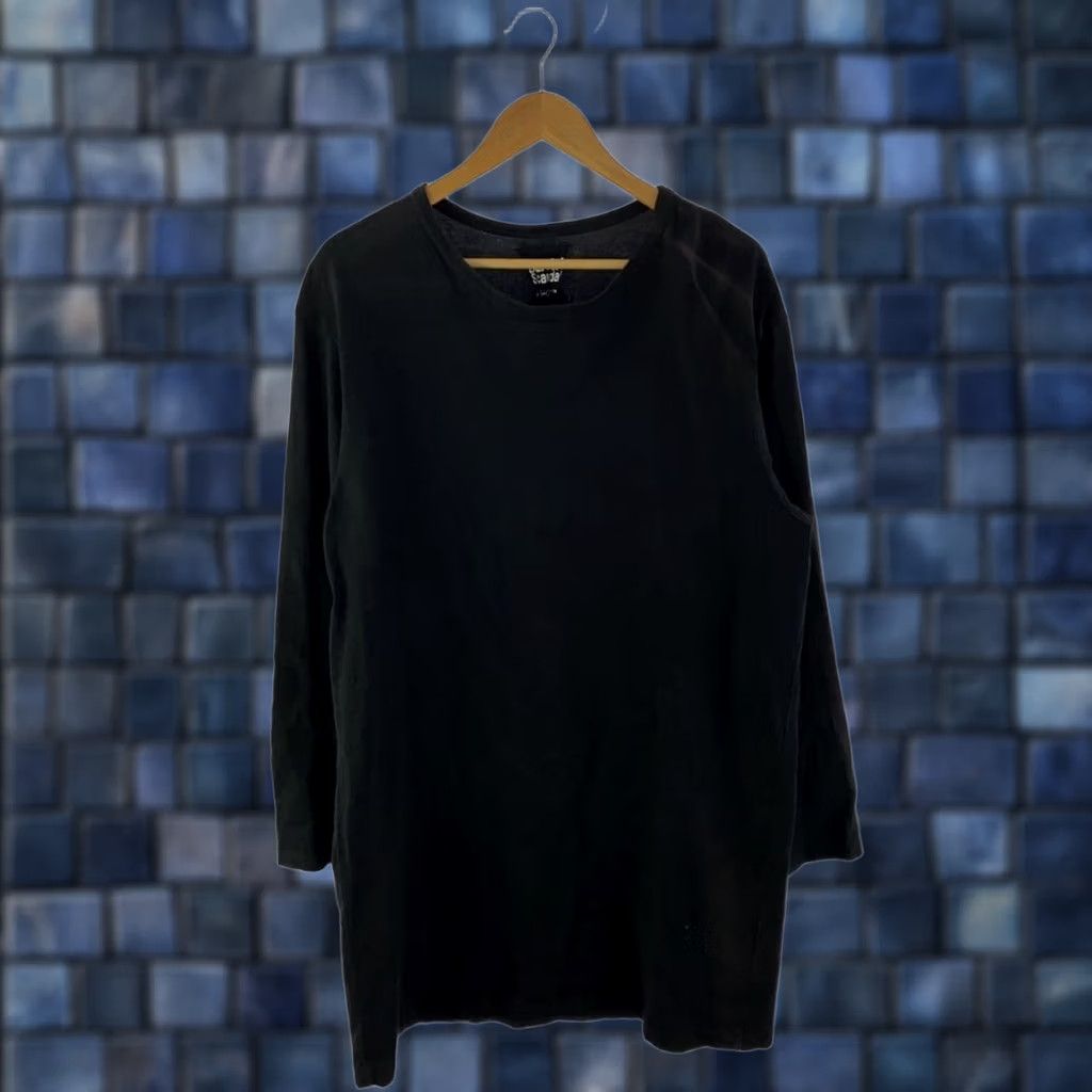 Yohji Yamamoto Yohji Yamamoto Black Long-Sleeved Shirt Men's Size M Cotton Scandal Vintage? Size US M / EU 48-50 / 2 - 1 Thumbnail