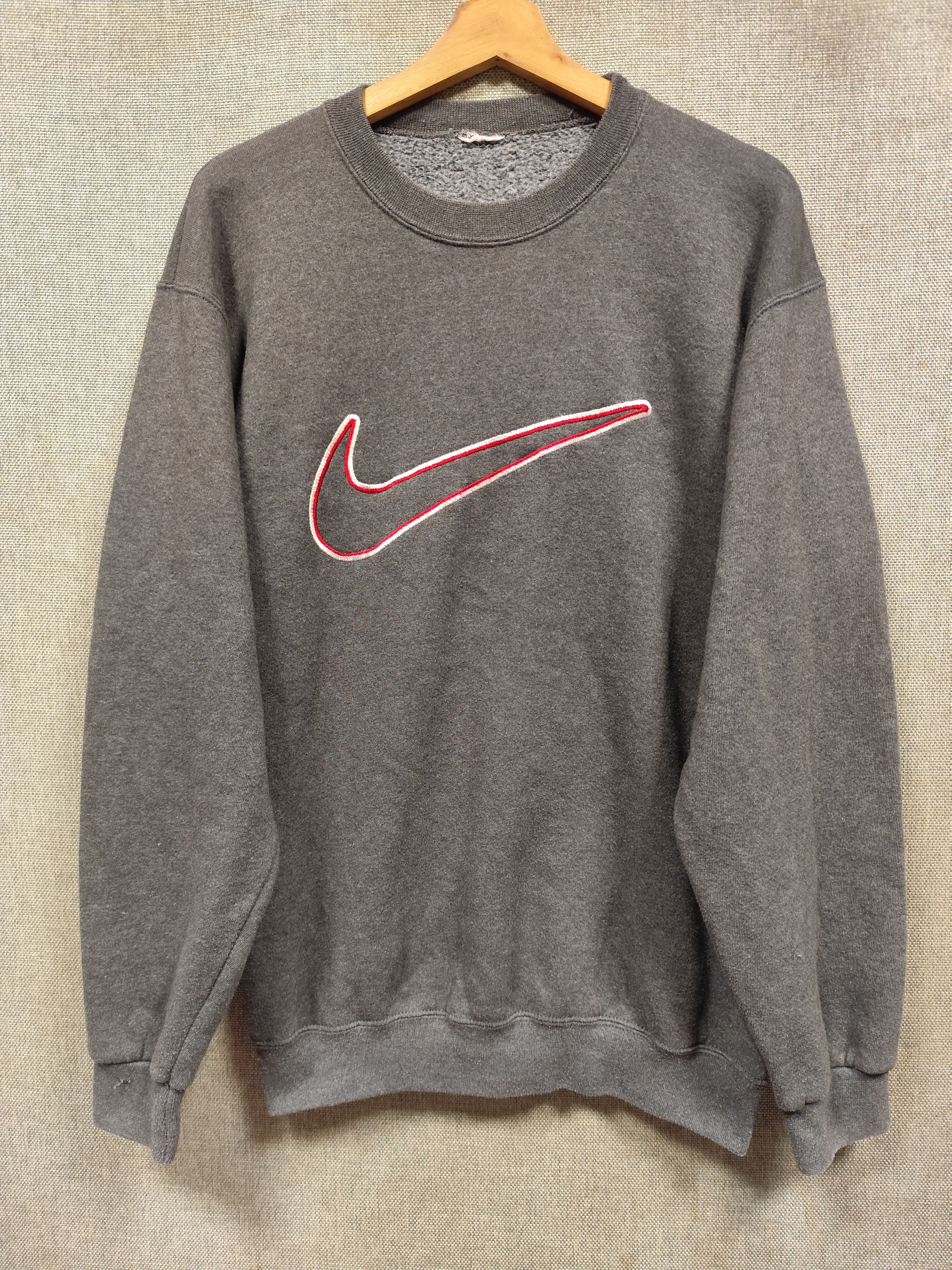 Nike × Vintage vintage sweatshirt nike swoosh embroidery Size US M / EU 48-50 / 2 - 1 Thumbnail
