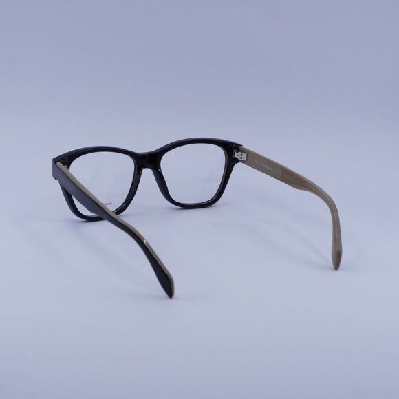 Alexander McQueen Alexander McQueen AM0306O 004 Eyeglasses Black/Brown 52mm Size ONE SIZE - 5 Thumbnail