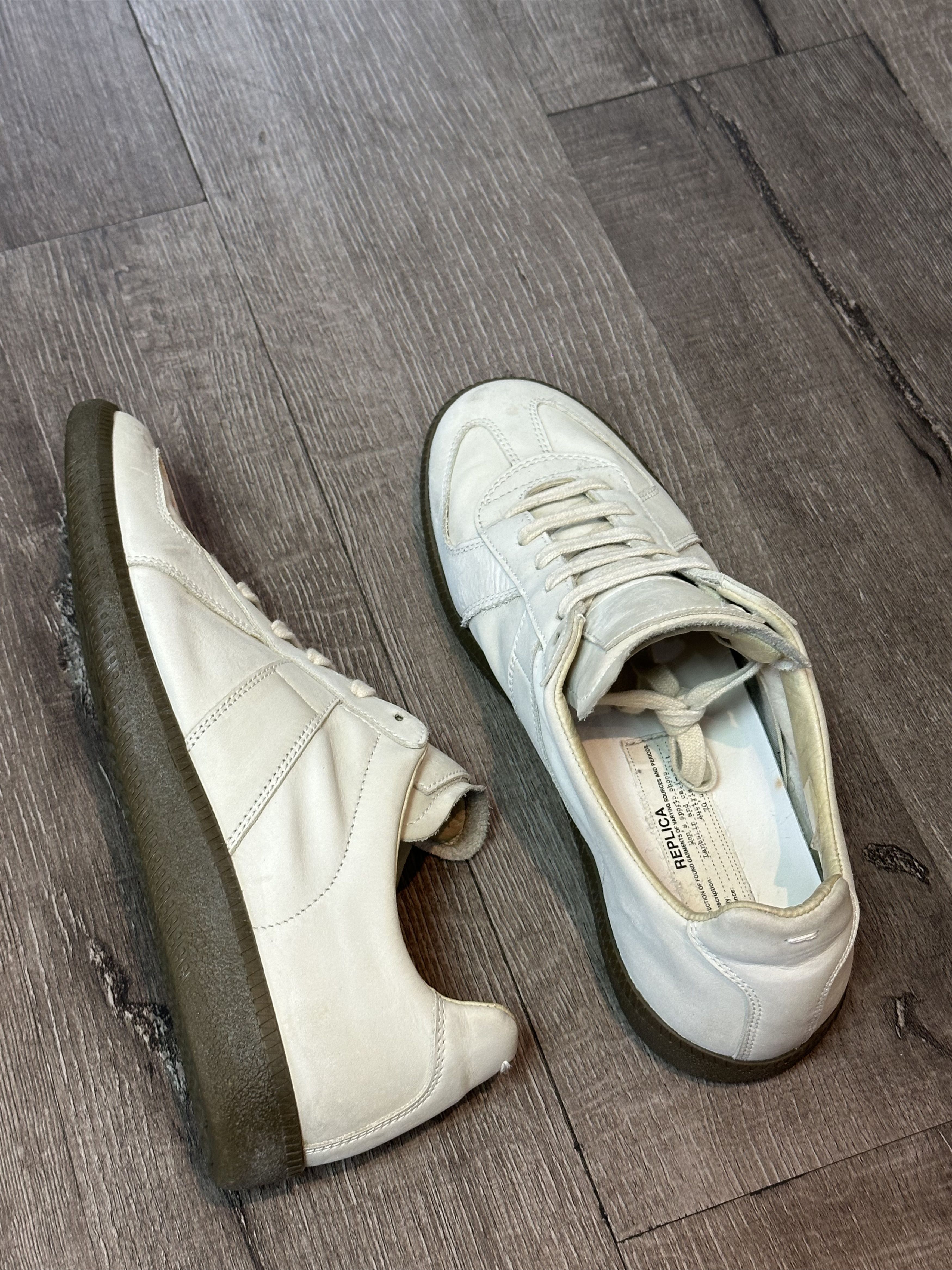 Maison Margiela Maison Margiela GATS Replica Sneaker White/Grey Size US 8 / EU 41 - 2 Thumbnail