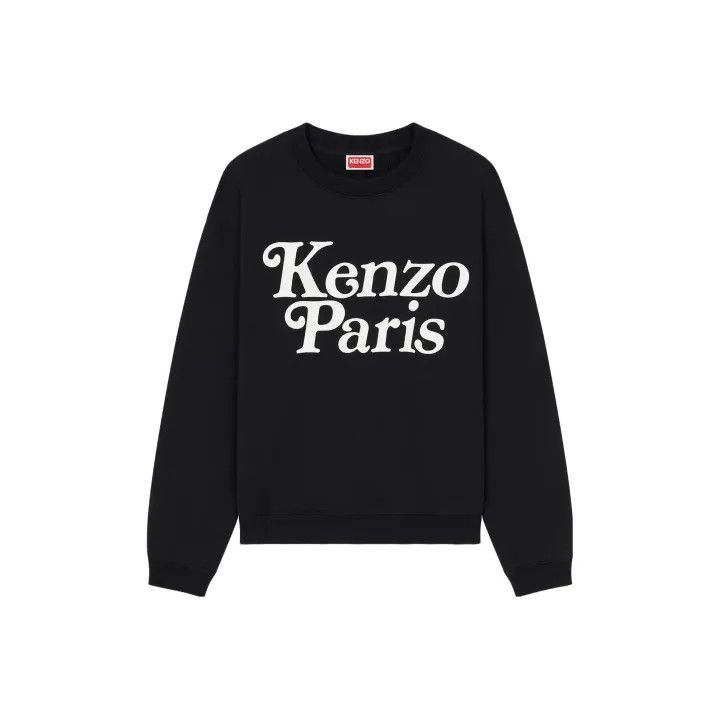 Kenzo Kenzo Black Logo Print Long Sleeve Sweatshirt 0079 Size M / US 6-8 / IT 42-44 - 1 Thumbnail