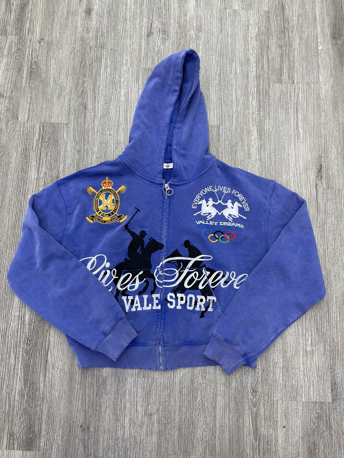 Vale Vale lives hoodie (blue) Size US M / EU 48-50 / 2 - 1 Thumbnail