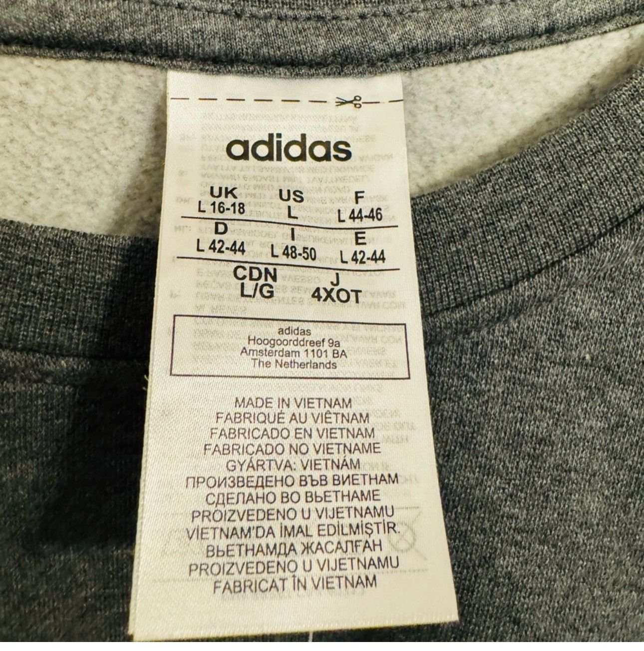 Adidas Women's Adidas Essentials 3 Stripes Sweatshirt Gray Large Size L / US 10 / IT 46 - 5 Thumbnail