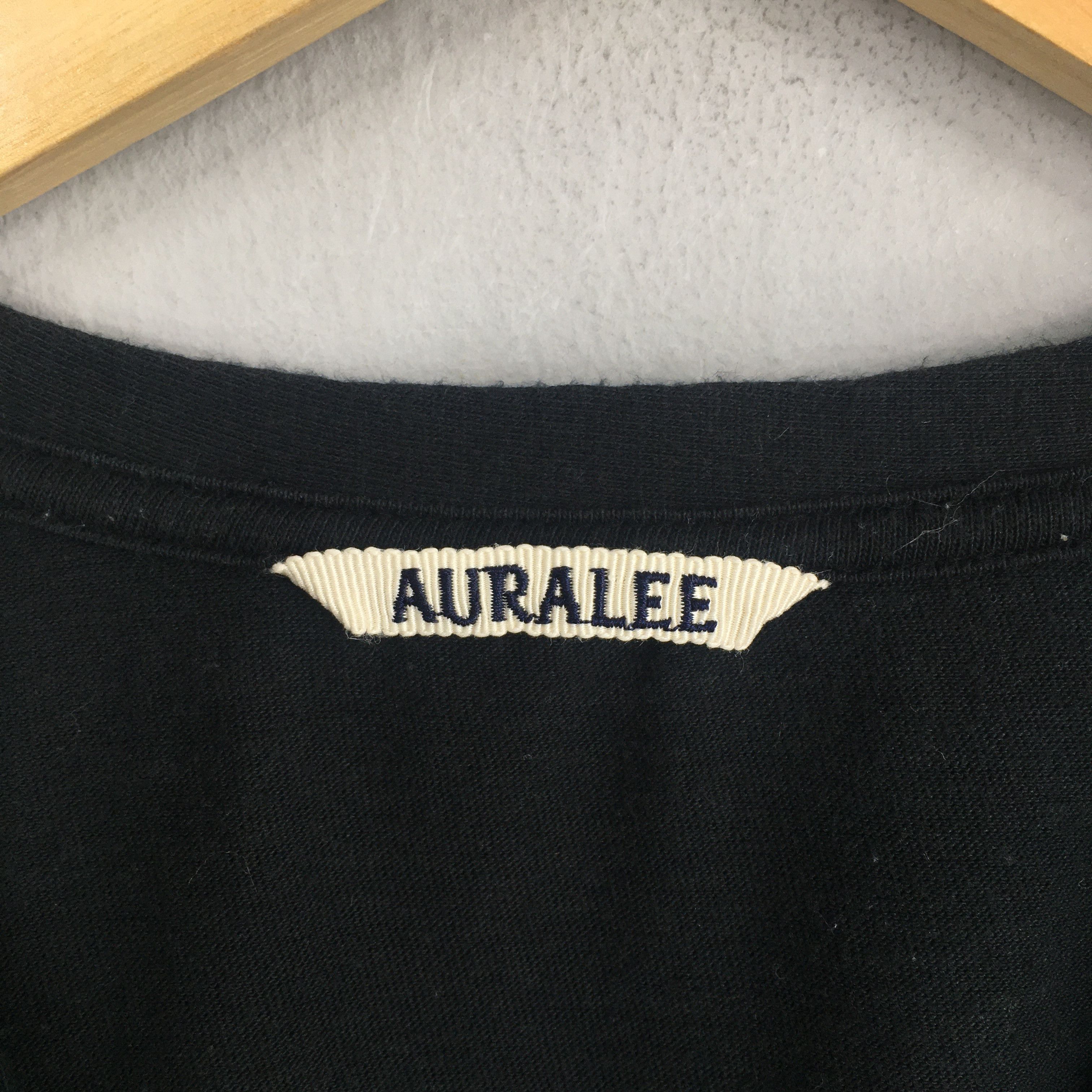Auralee Auralee Japanese Designer Minimalist Black Vneck Tshirt Size US S / EU 44-46 / 1 - 5 Thumbnail