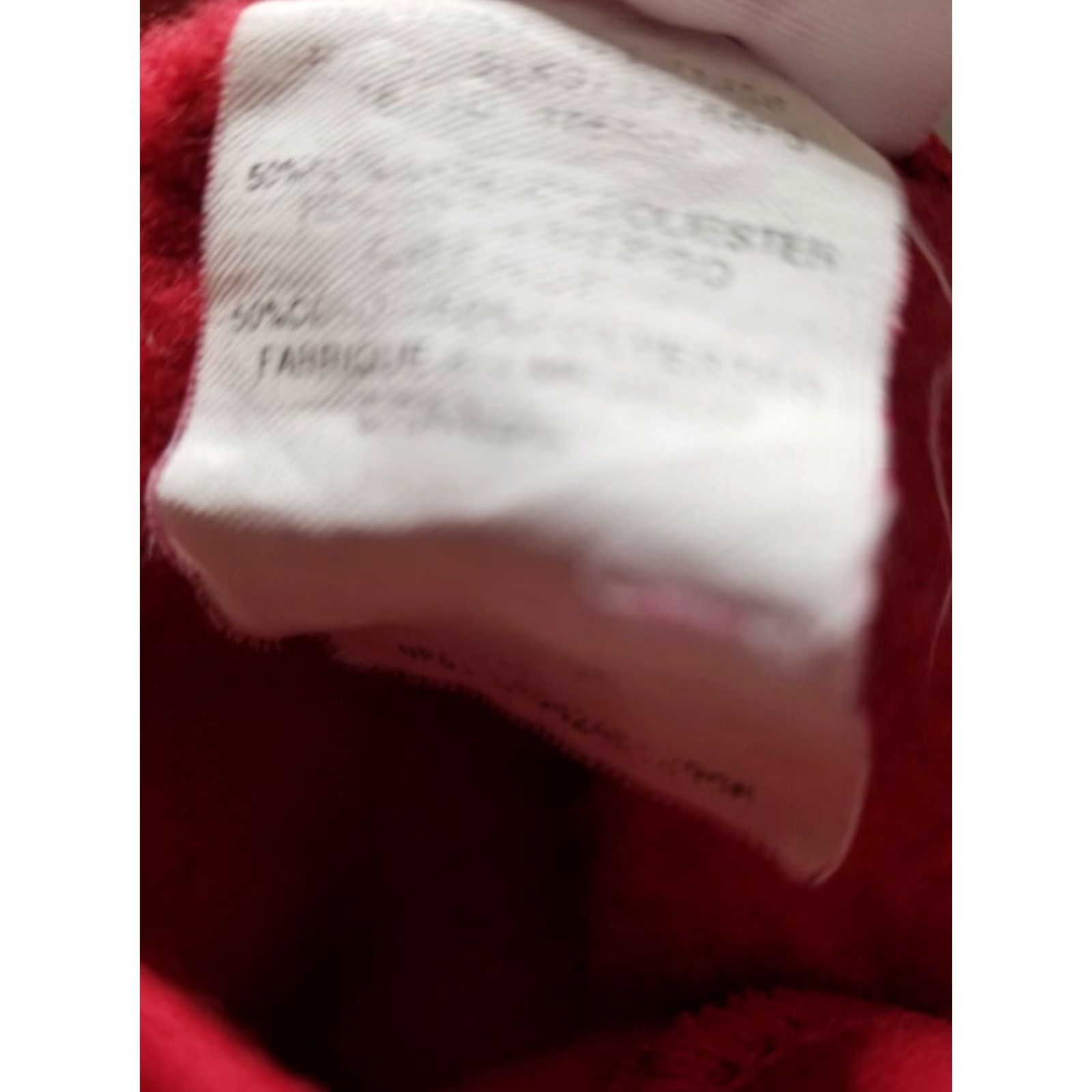 Hanes VINTAGE Hanes Stay Clean Red Crewneck Sweatshirt Womens L Size L / US 10 / IT 46 - 4 Thumbnail