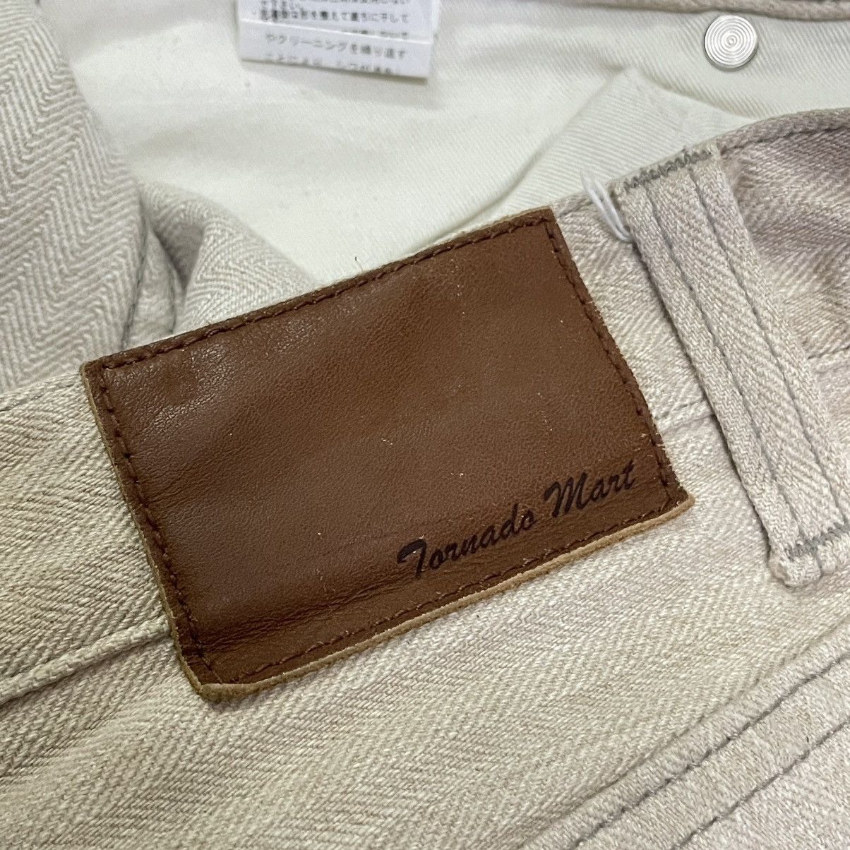 If Six Was Nine 🇯🇵 VINTAGE AERO BY TORNADO MART SPIRAL CUT FLARE JEANS Size US 31 - 14 Thumbnail