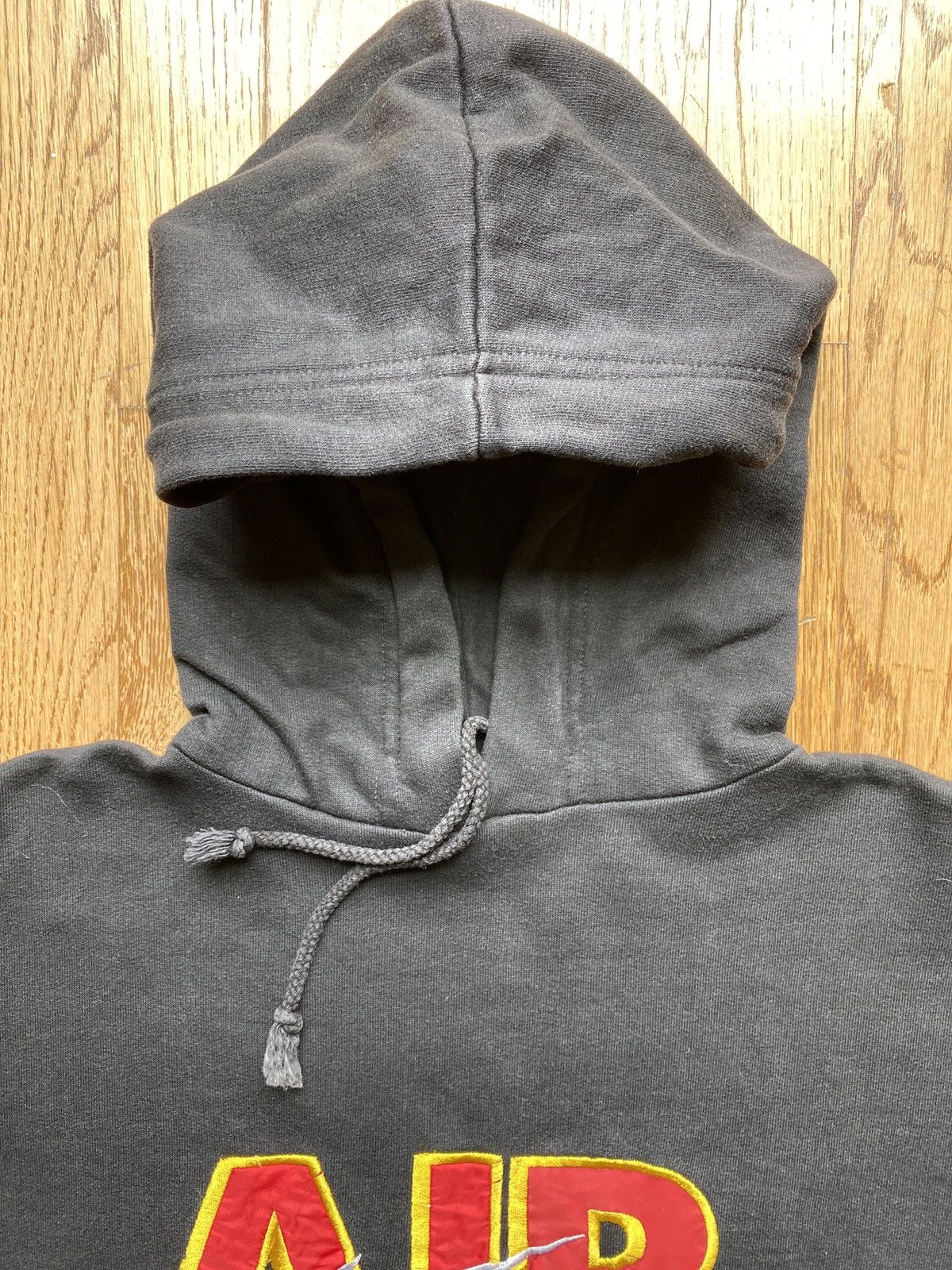 Nike × Vintage 80s Vintage Nike Hoodie Embroidered Sz L Size US L / EU 52-54 / 3 - 6 Thumbnail