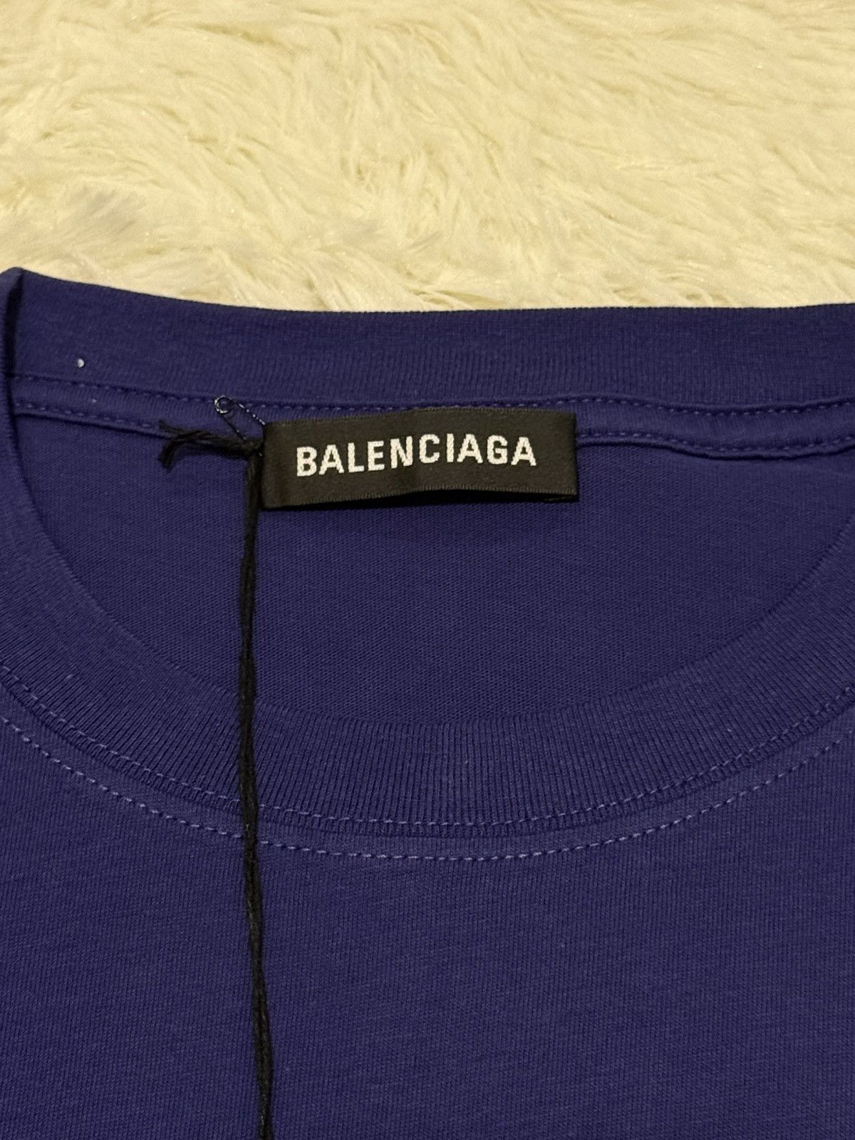 Balenciaga Balenciaga deep blue t shirt Size US M / EU 48-50 / 2 - 4 Thumbnail