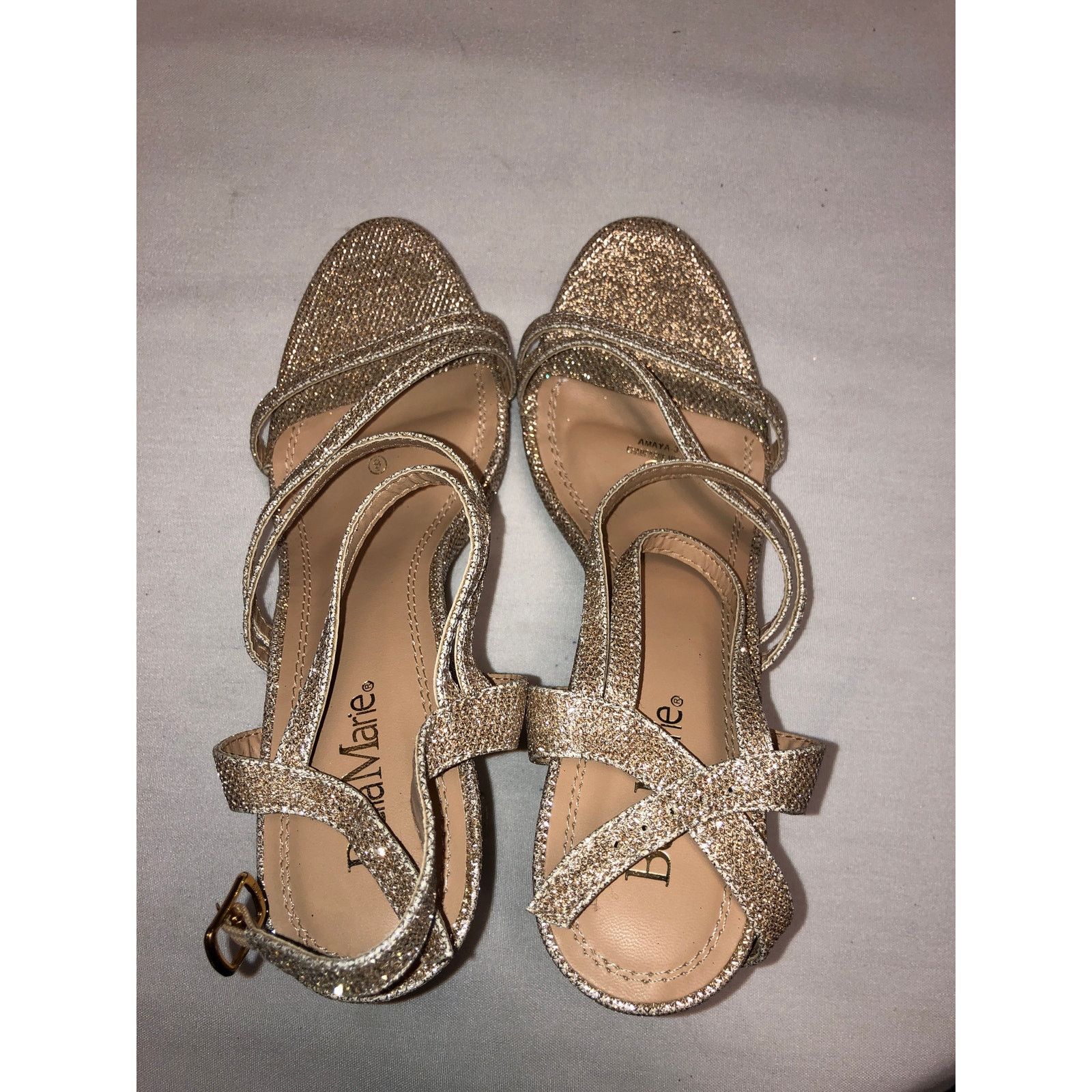 Other Bella Marie Gold Dress Heel Sandal Size US 8.5 / IT 38.5 - 1 Thumbnail