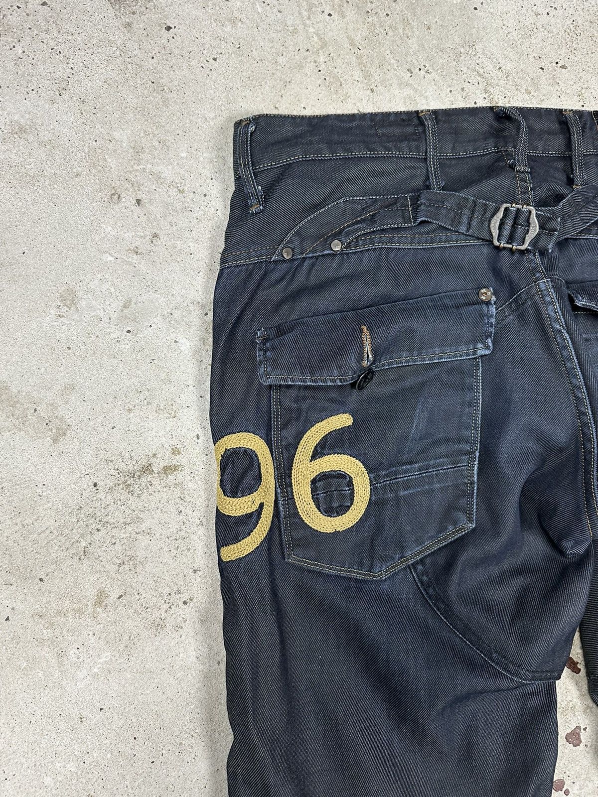 G-Star × Vintage Vintage Y2K G Star Elwood Heritage Embro Tapered 96 Size US 32 / EU 48 - 16 Thumbnail