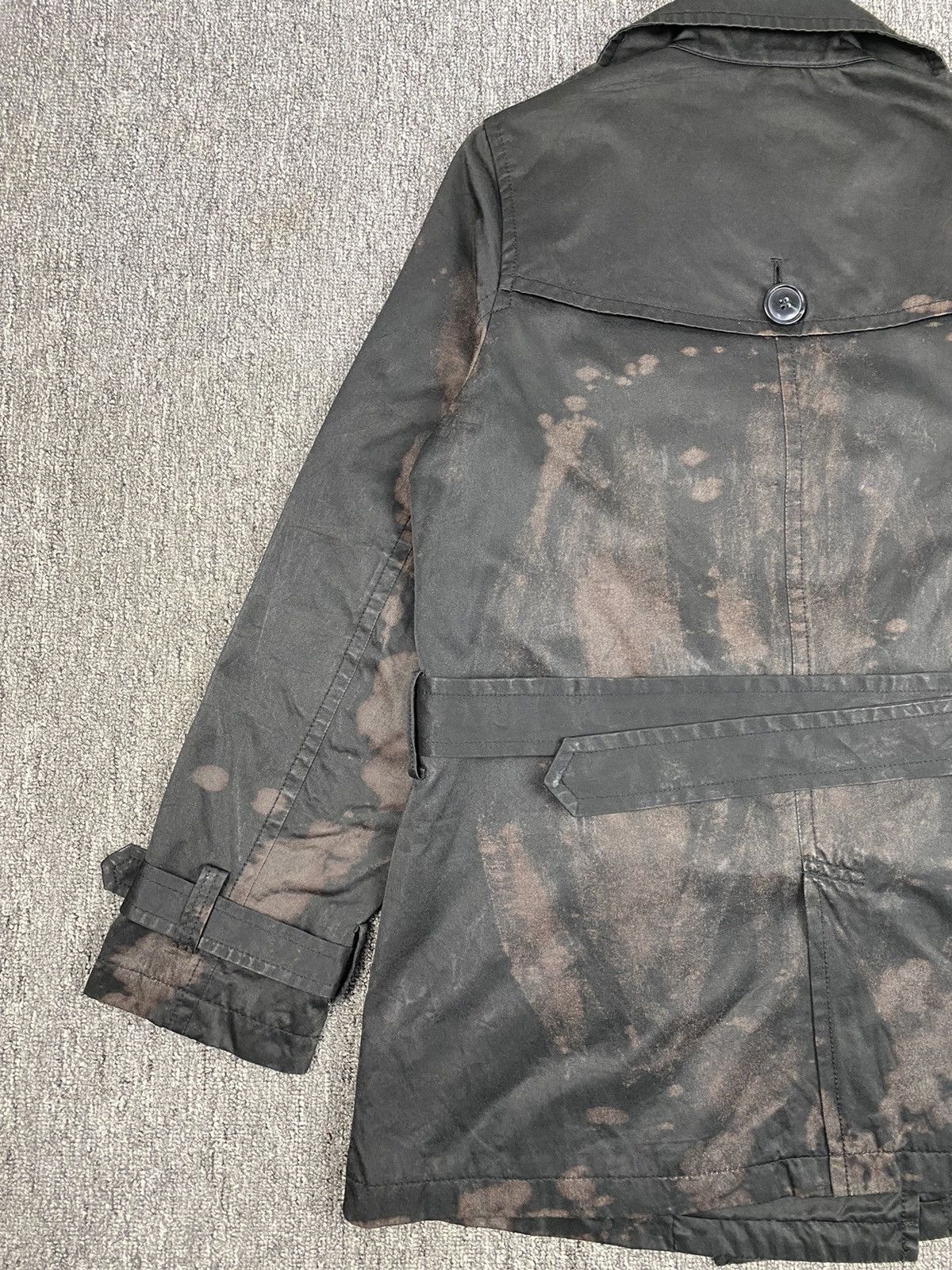 Japanese Brand Eap Bleach Belted Peacoat Jacket Size M / US 6-8 / IT 42-44 - 10 Thumbnail
