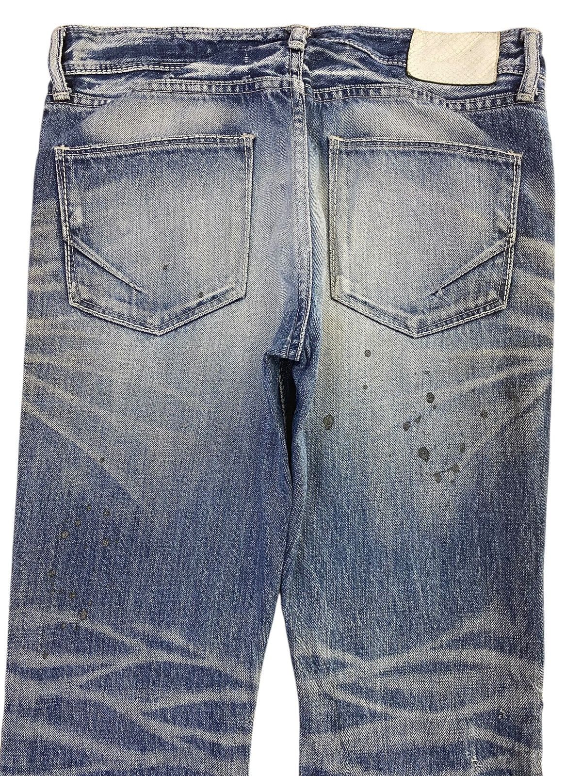 GOSTAR DE FUGA GOSTARDE FUGA Light Wash Whiskered Style Flare Leg Jeans Size US 30 / EU 46 - 4 Thumbnail