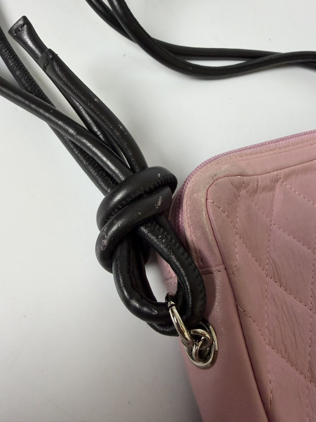Chanel 2003 Chanel Pink Cambon Ligne Messenger Bag Size ONE SIZE - 10 Thumbnail